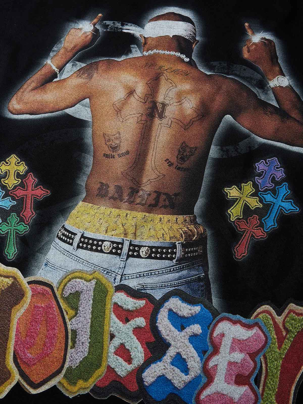 2Pac Classic Back Silhouette Print Tank Top - Image 4