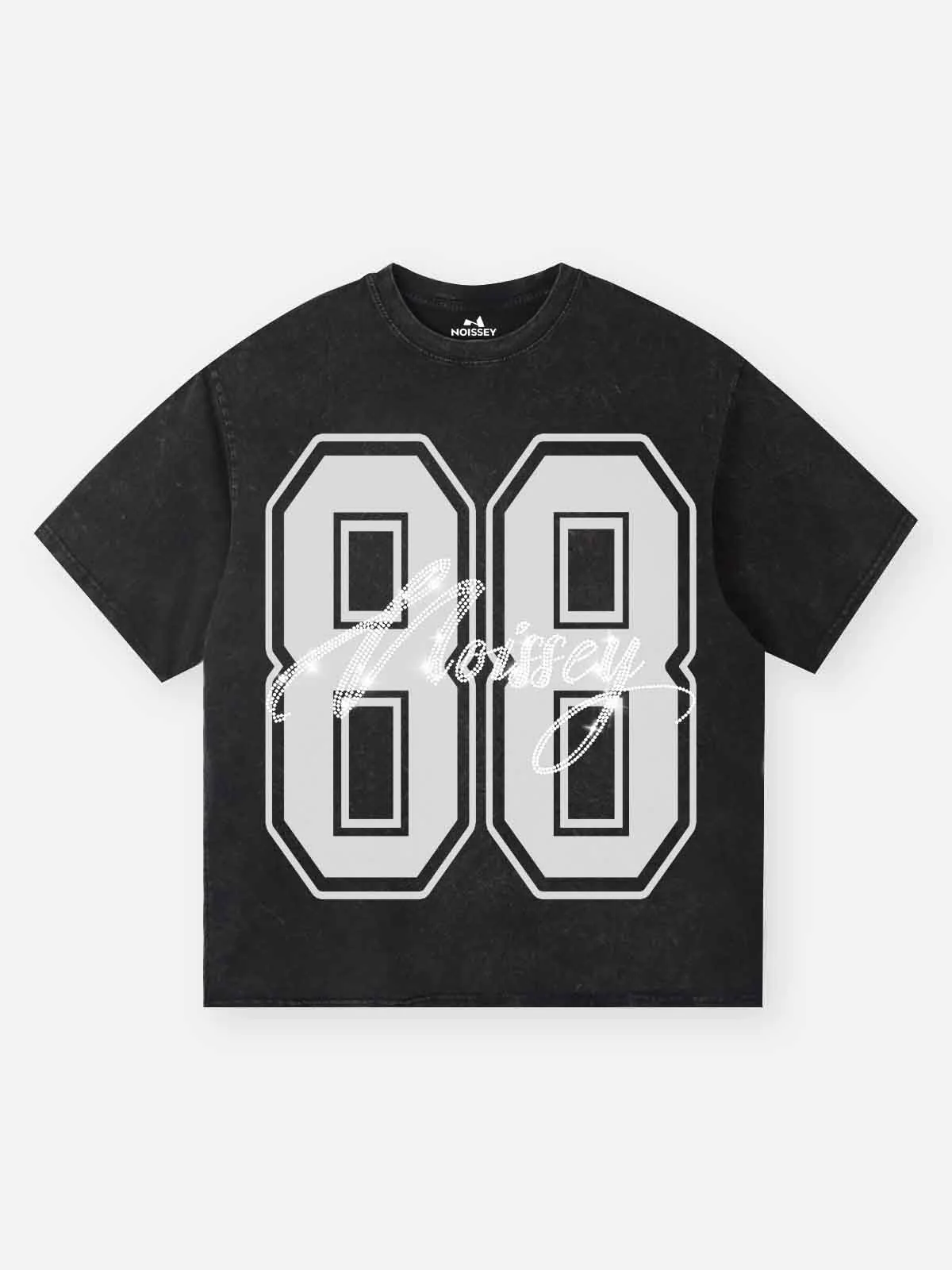 88 Noissey Diamond Wash Print T-shirt - Image 7