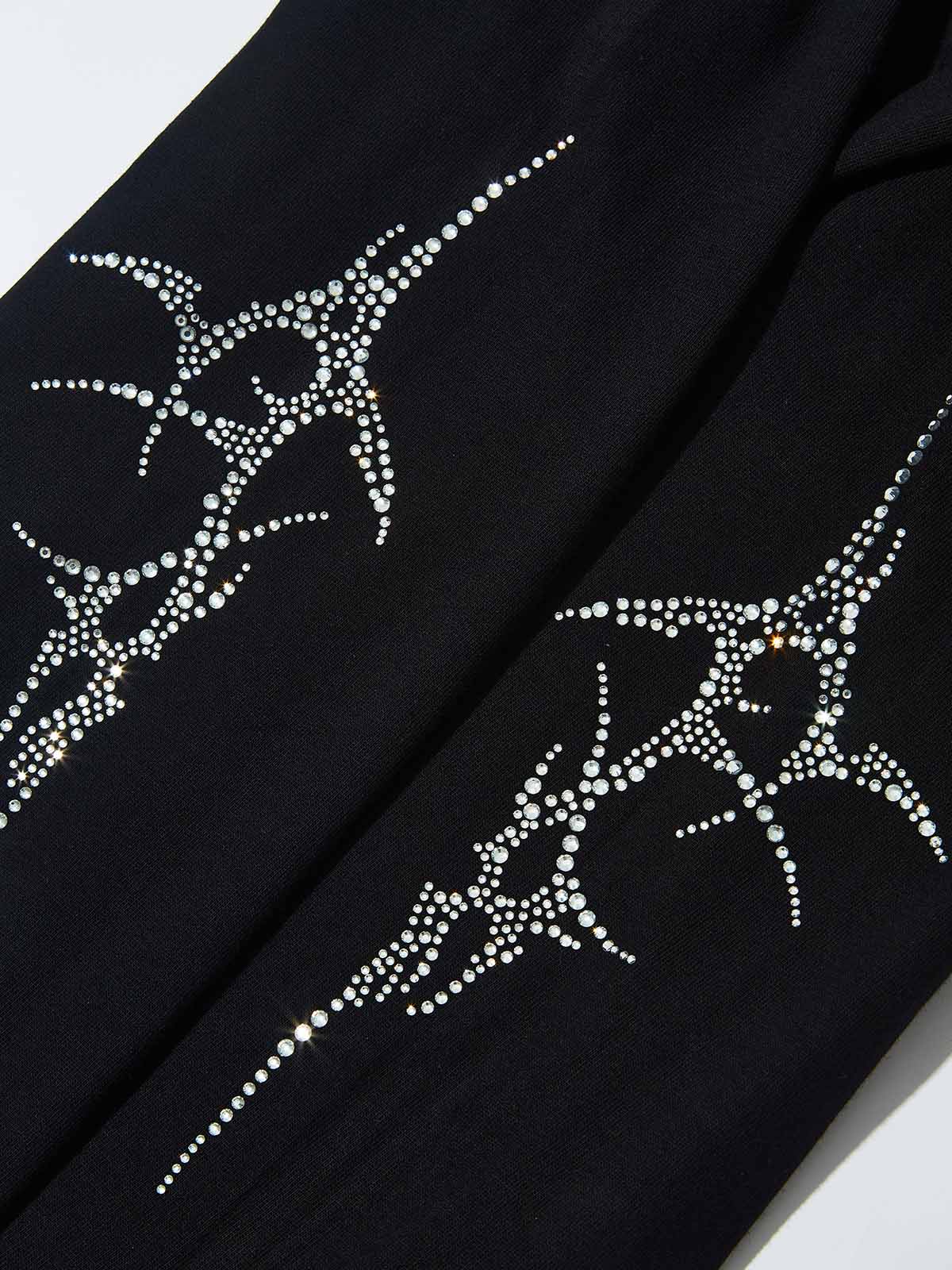 Artists' Sparkling Jewelry Print Long-Sleeve T-Shirt - Image 3