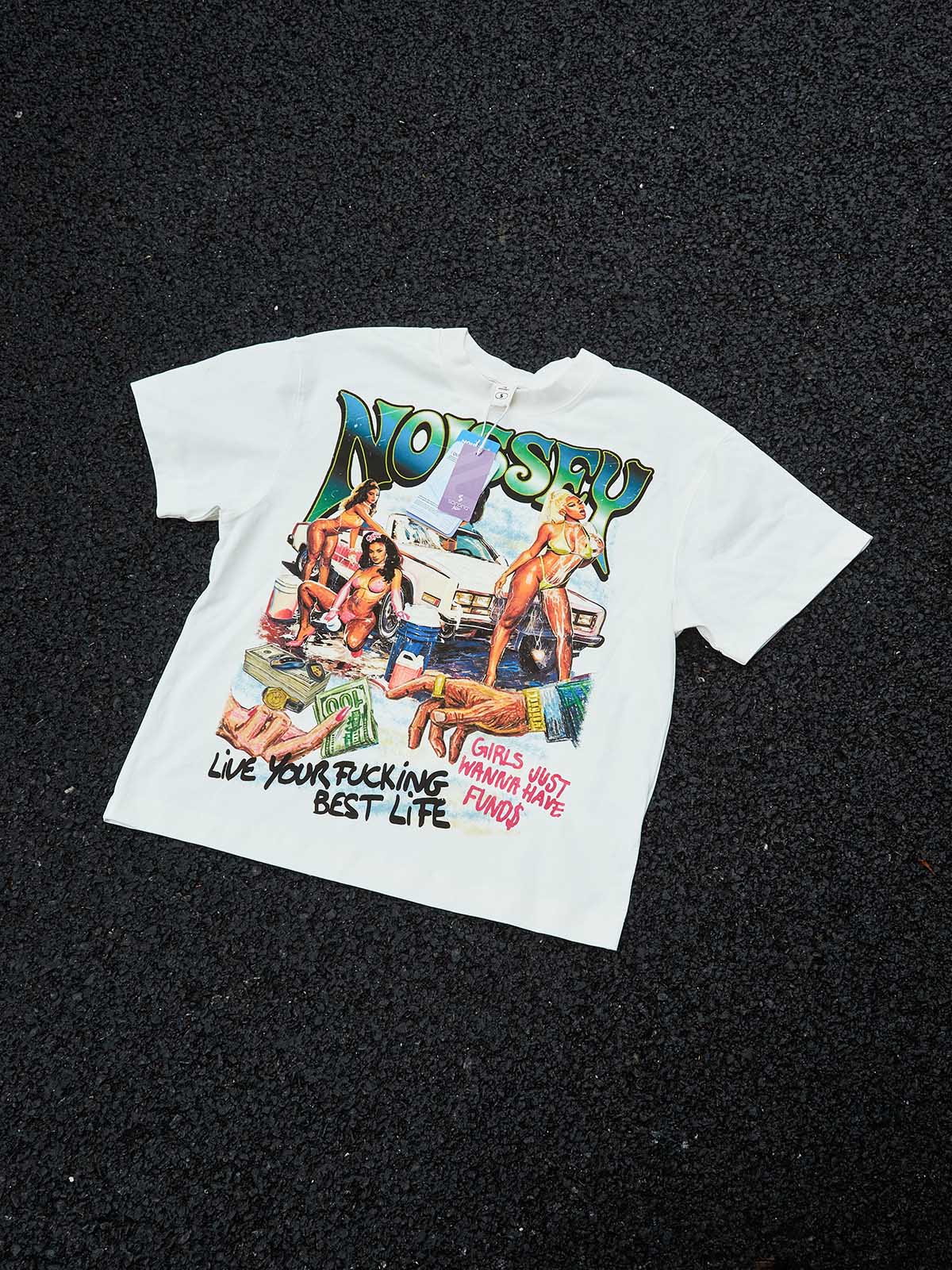 "BEST LIFE" Y2K BOOTLEG TEE – NOSTALGIC GRAFFITI OVERSIZED STREETWEAR - Image 8