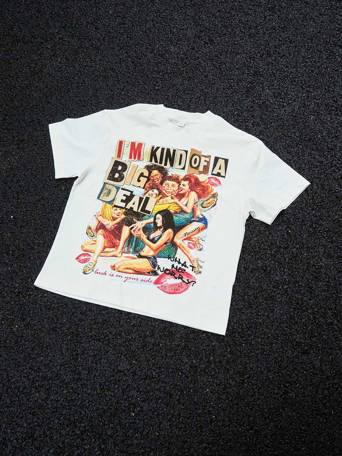 NOISSEY "I'm Kind of a Big Deal" Badboy Graffiti Art Print STREETWEAR T-Shirt - Image 8