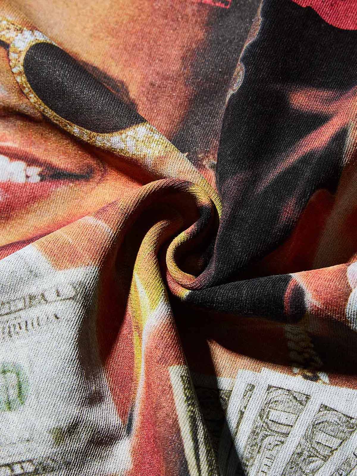 "Born a star" Washed Print T-shirt - Image 7