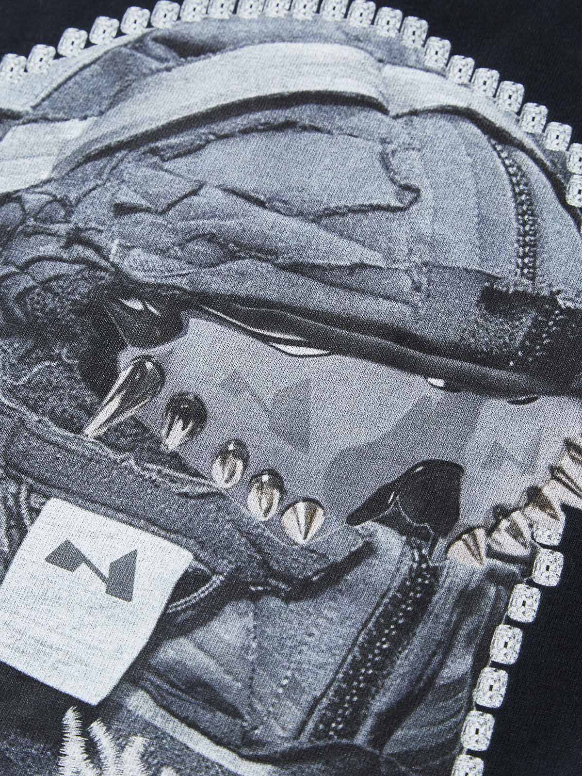 BOUNCE BACK© Black Shattered Collage Face Mask T-shirt - Image 8