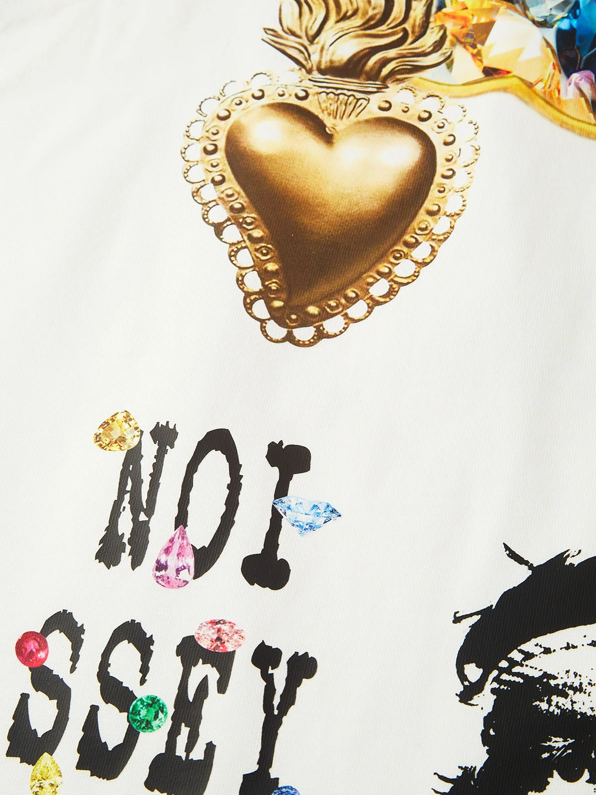 BOUNCE BACK© Diamond Cross Personalized Print Round Neck Tank Top - Image 5