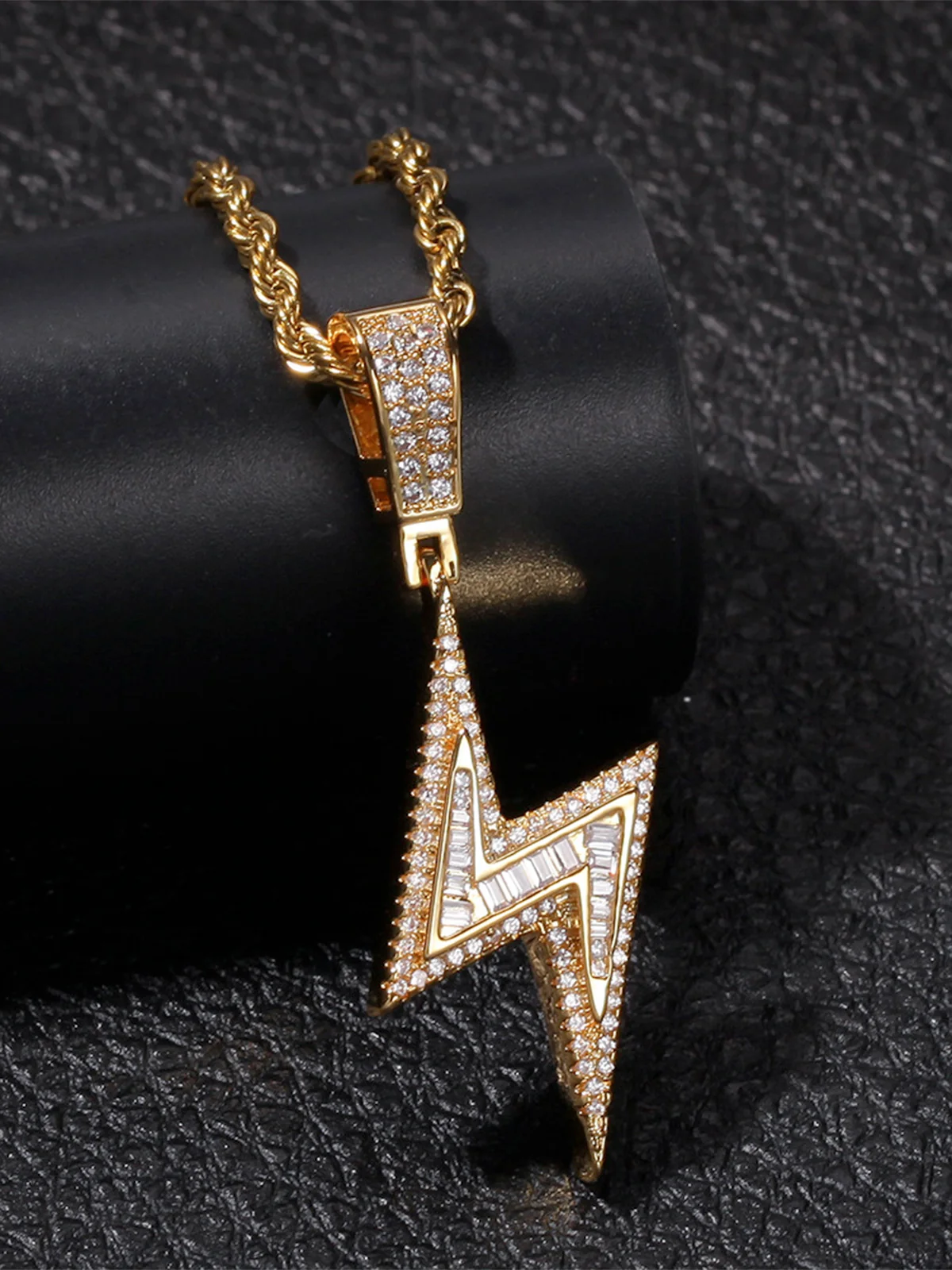 Unique lightning pendant Necklace - Image 3