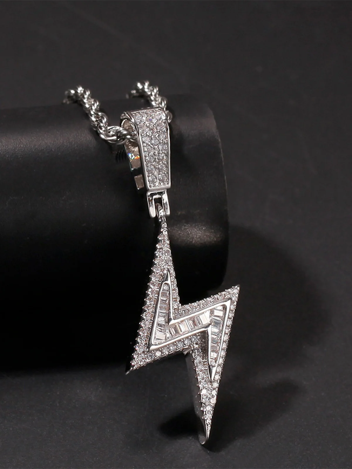 Unique lightning pendant Necklace - Image 4