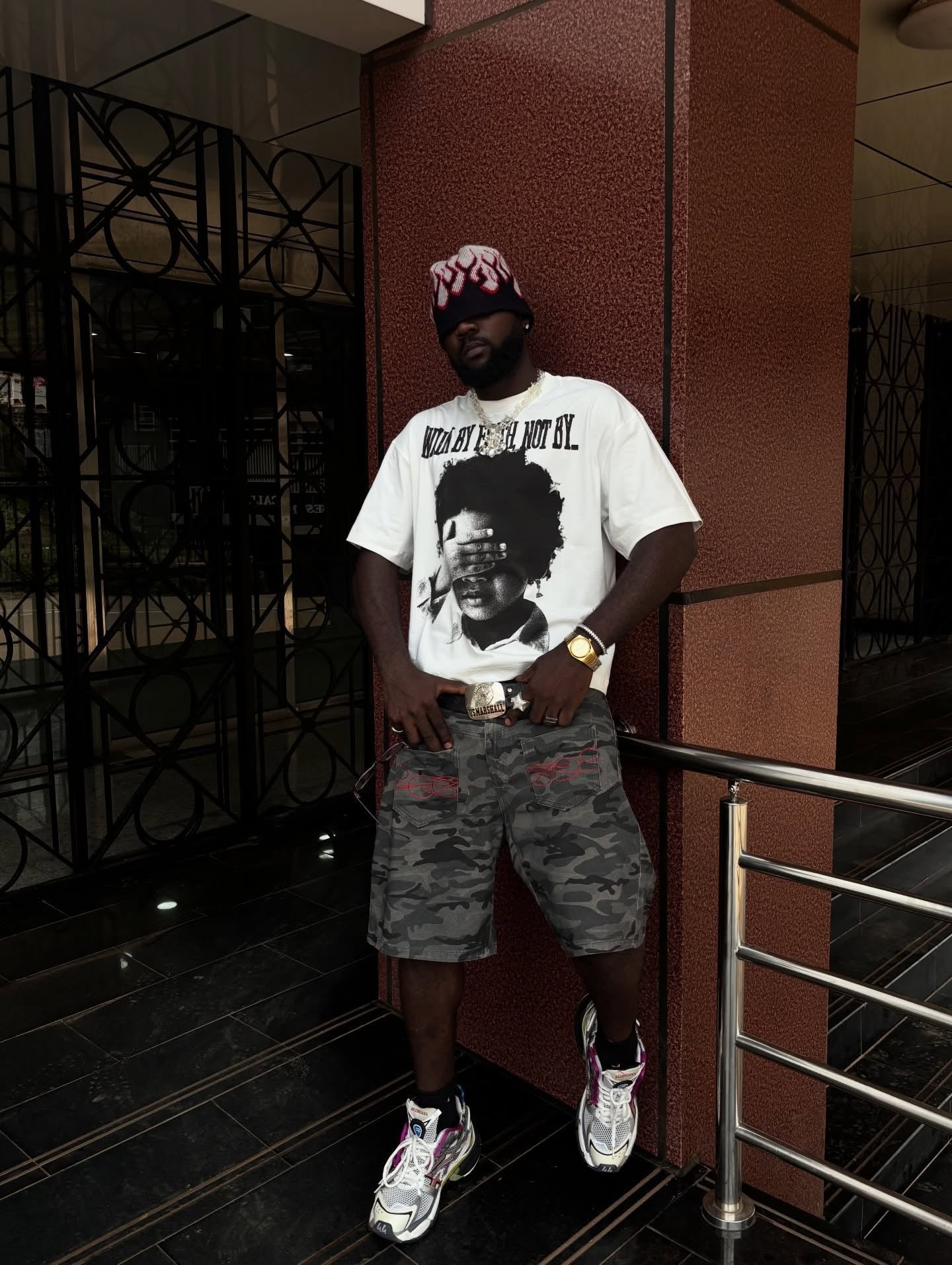 NOISSEY "Walk By Faith" Boxy Heavyweight Vintage Portrait Tee - Cloud White - Image 5