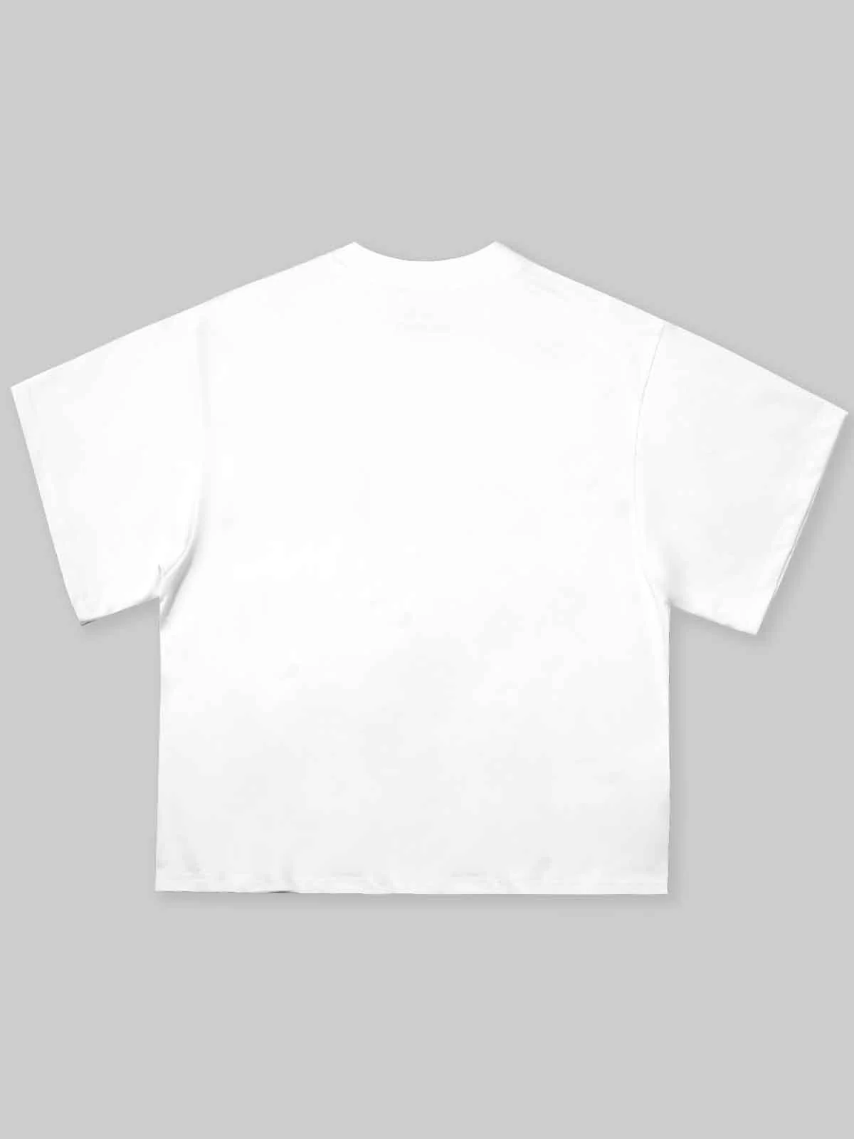 Boxy Oversized T-shirt "Red Bloom" - Image 9