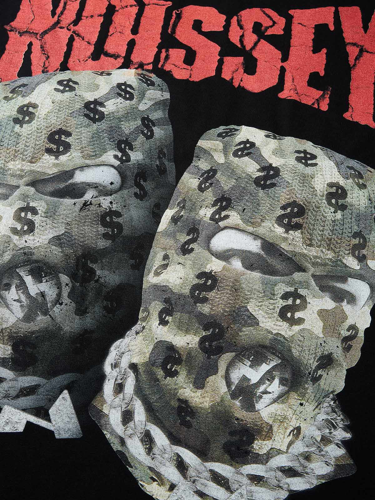 Camo Double Head Mask Print T-shirt - Image 4