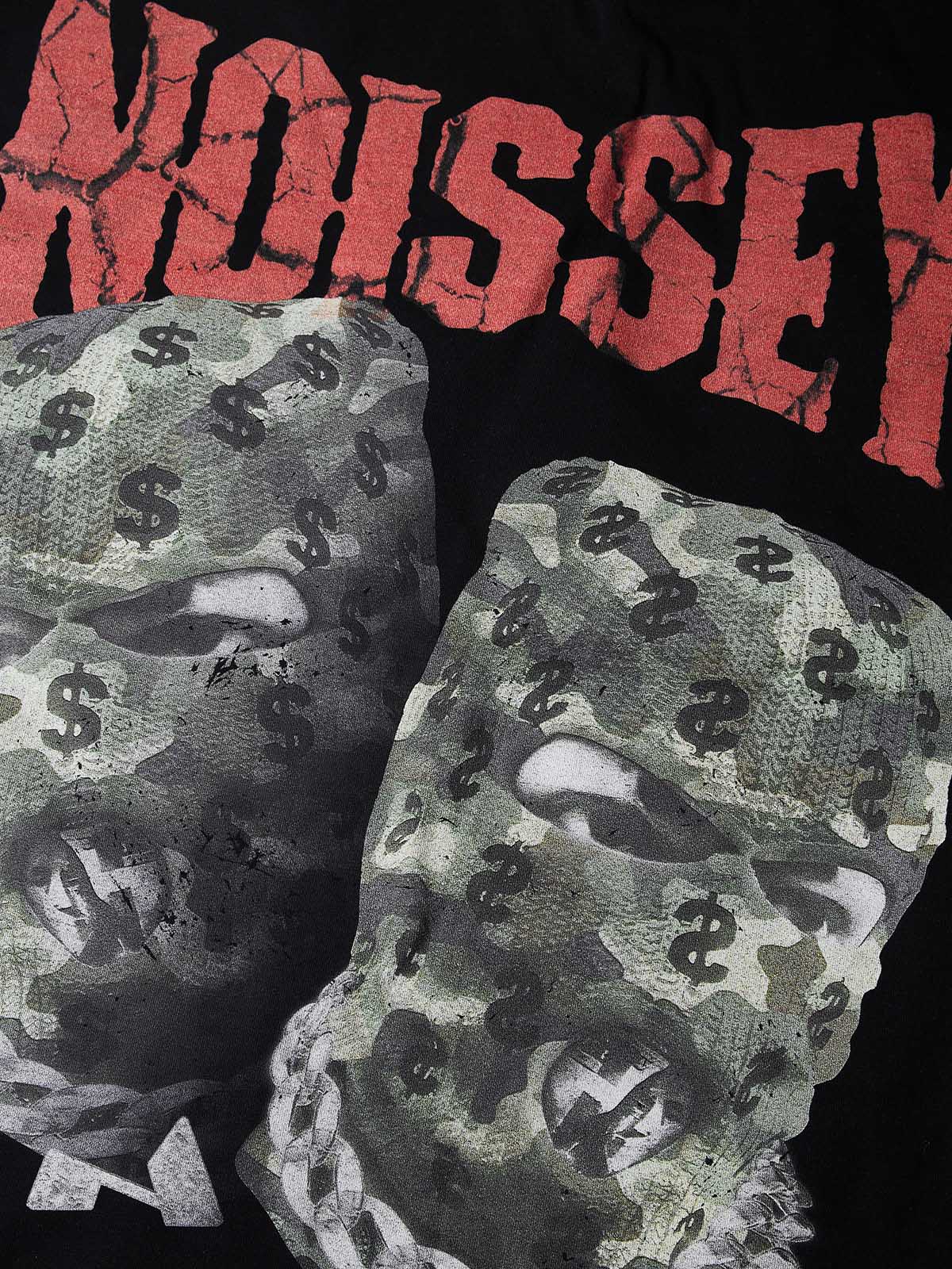 NOISSEY Camo Double Head Mask Print Tank Top - Image 2