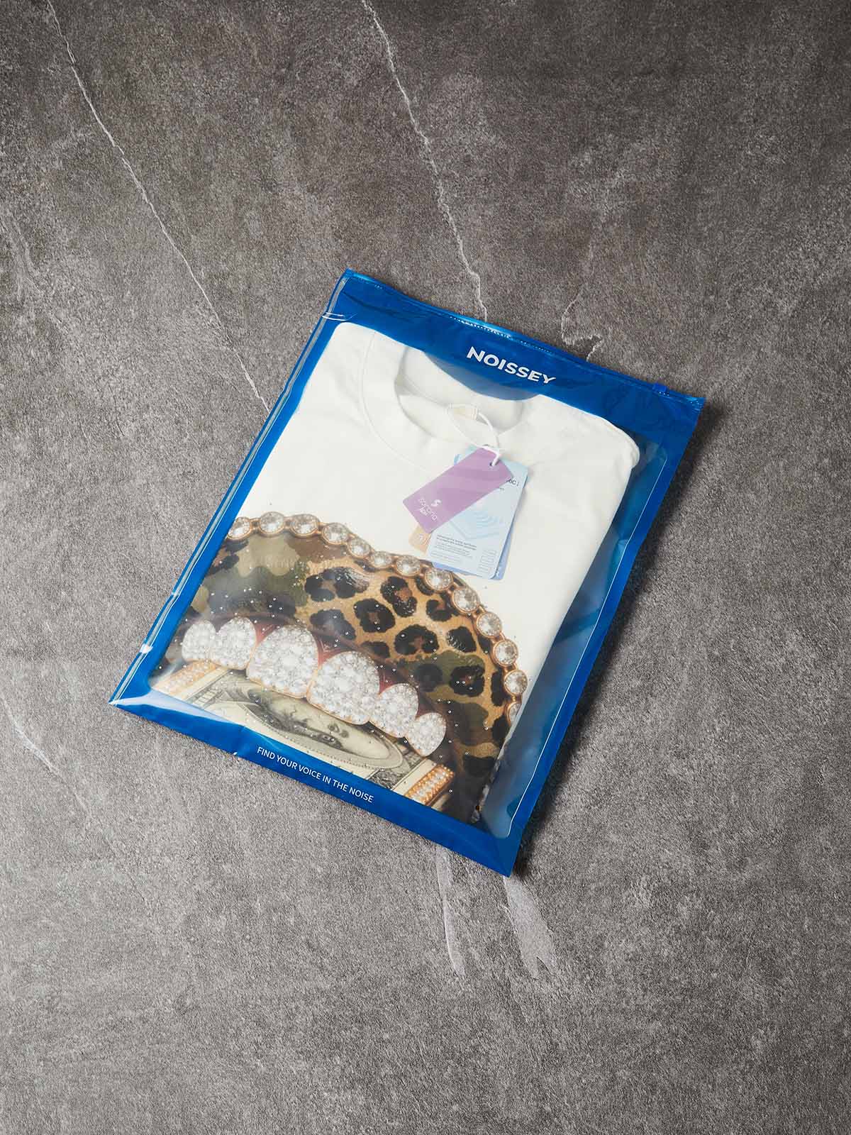 NOISSEY CAMO LEOPARD GRILLS - SHIMMERING DIY ART OVERSIZED TEE - Image 7