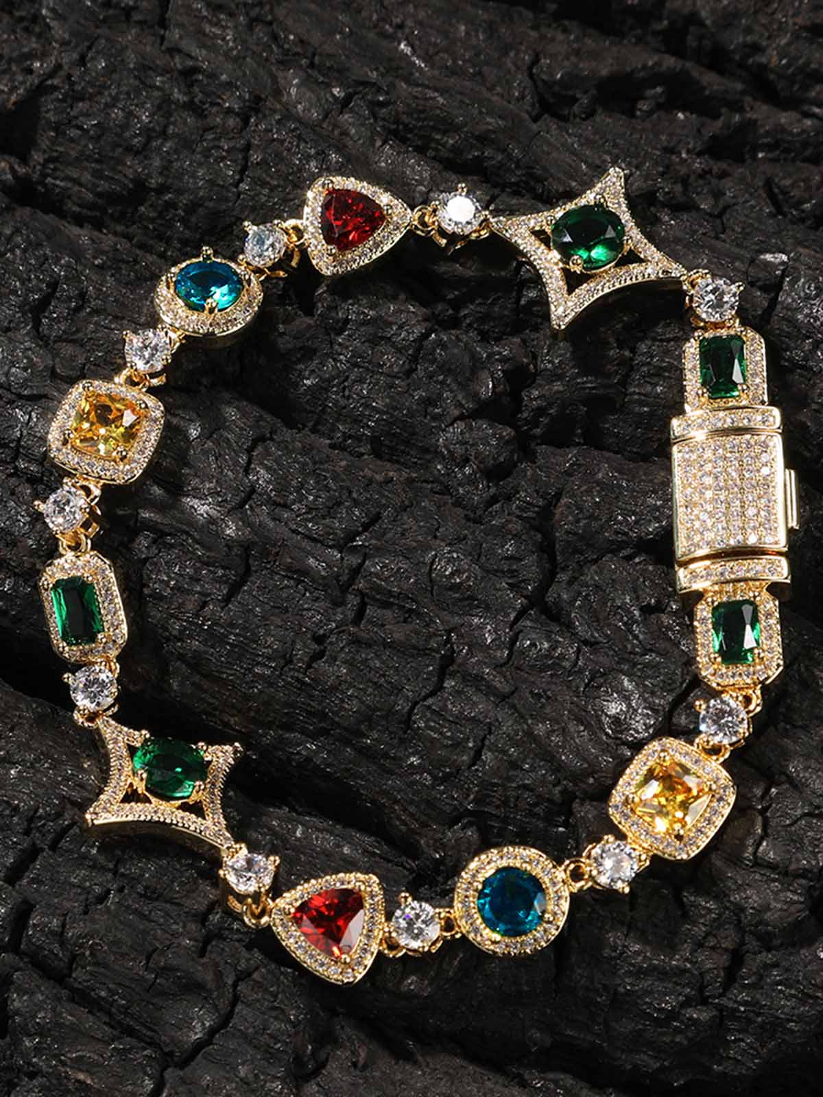 Colored diamond copper inlaid zircon high-end jewelry - Image 13