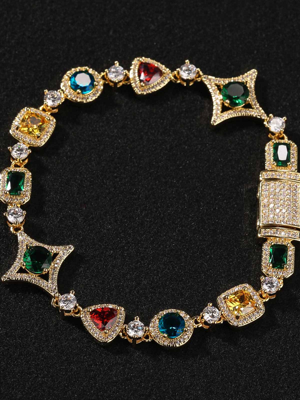 Colored diamond copper inlaid zircon high-end jewelry - Image 18