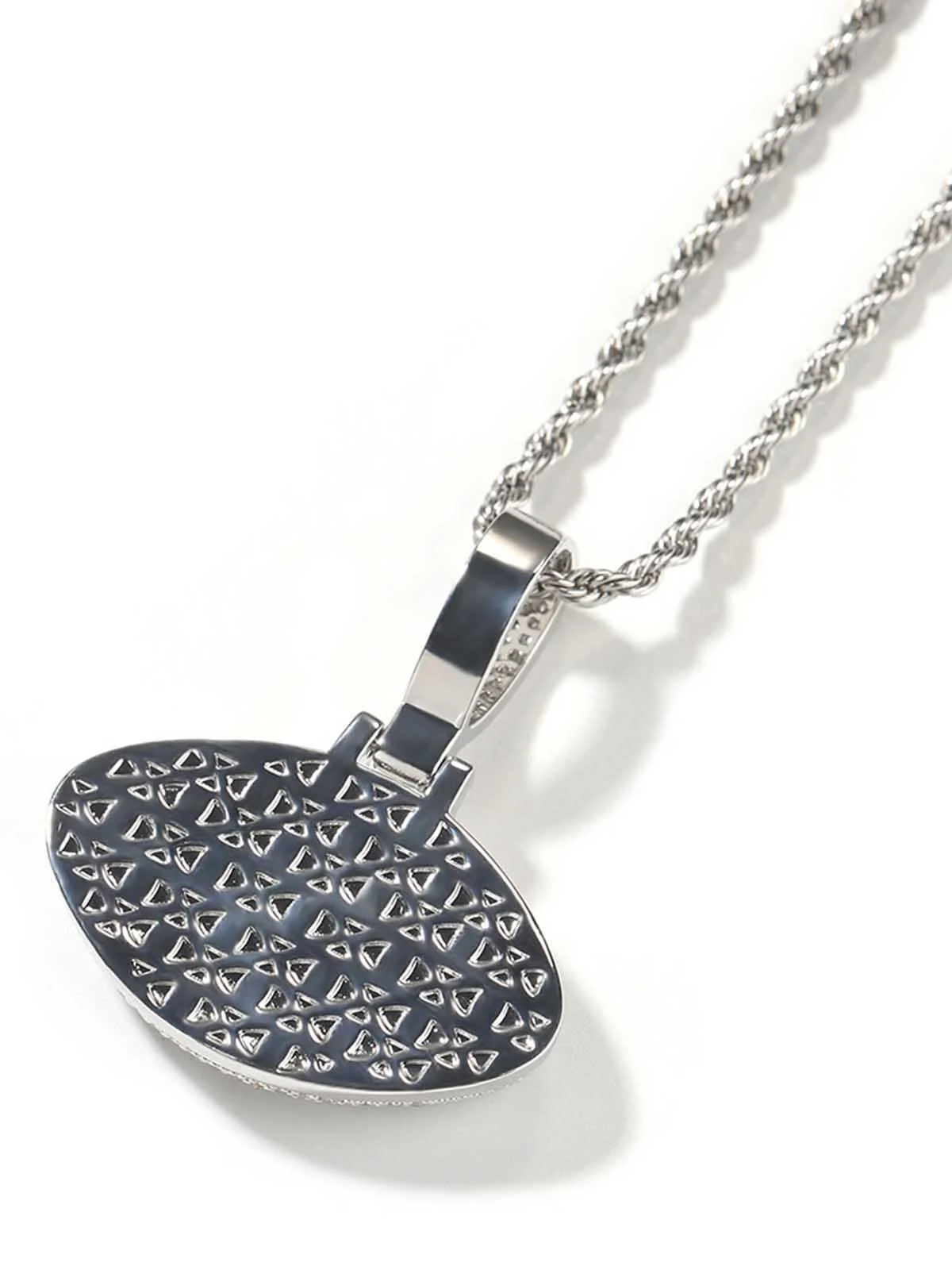 Cool copper set zircon eye pendant necklace - Image 6