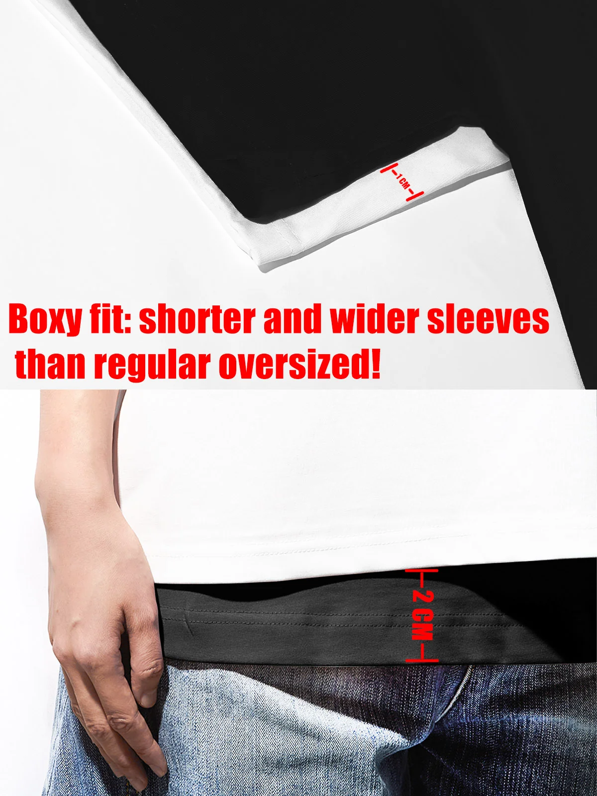 DEATH OR GLORY slogan Boxy Oversized T- shirt - Image 6