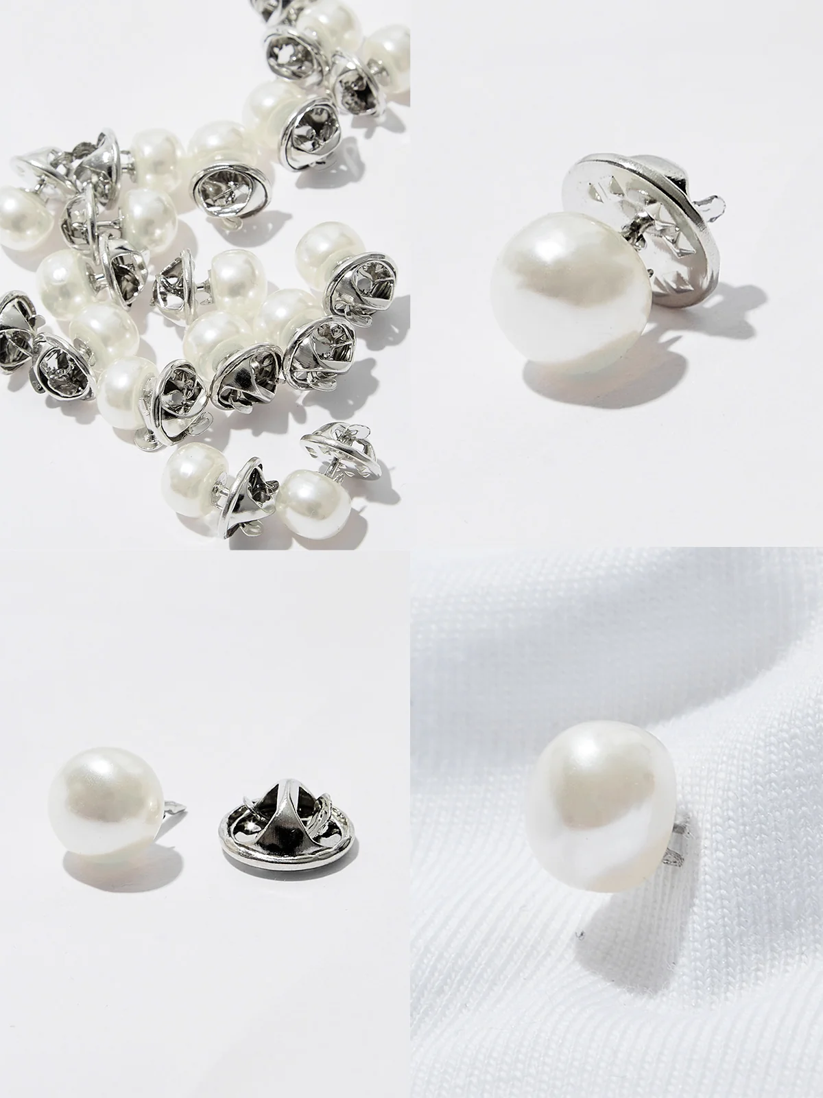 NOISSEY "Pearl Mask" DIY Zip-Up Hoodie (Includes 15 Pearl Pins) - Image 10