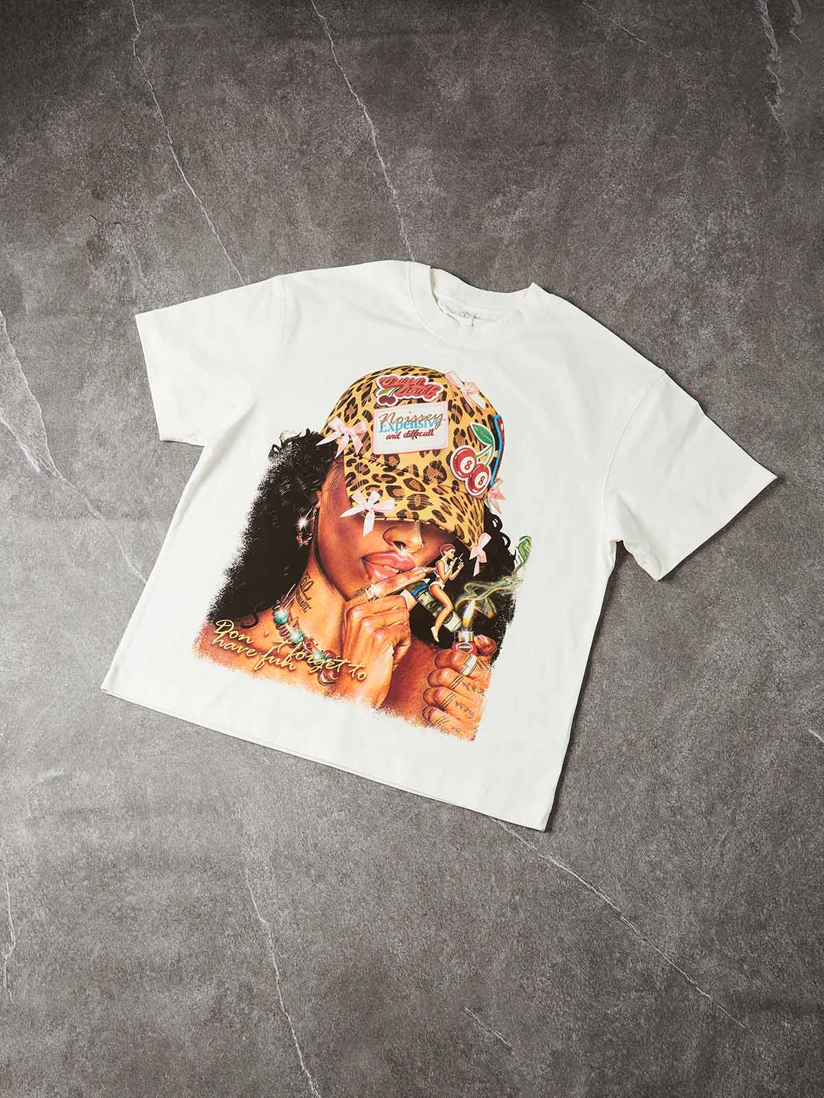 NOISSEY "DON'T FORGET TO HAVE FUN" DIY BADGE TEE - TECH COTTON - Image 6