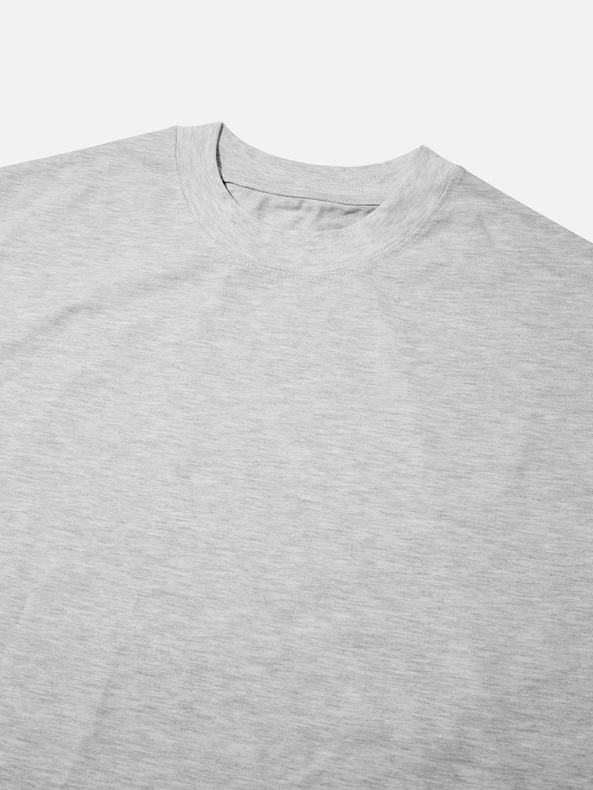 High Quality Desert Scarf Girl Print T-shirt - 310g GRAY - Image 9
