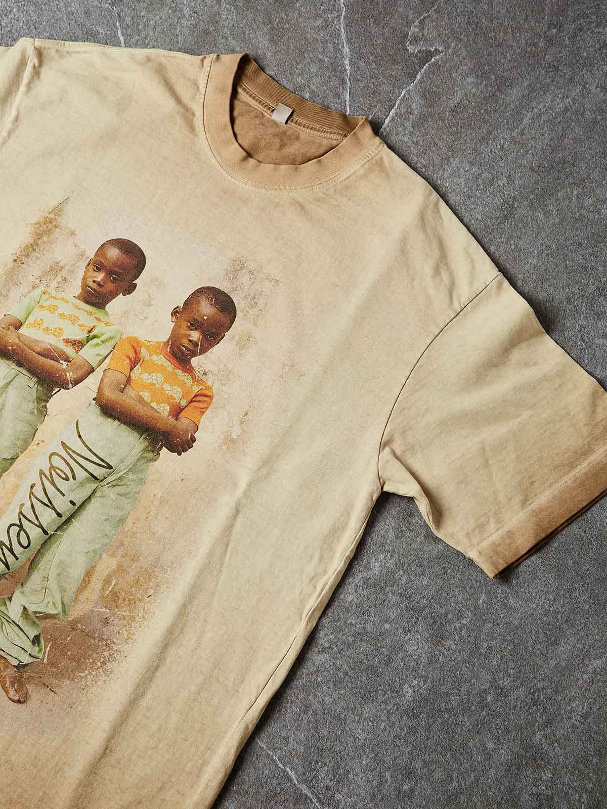 "I Am a Child of God" Distressed Watercolor Print T-Shirt - Image 4