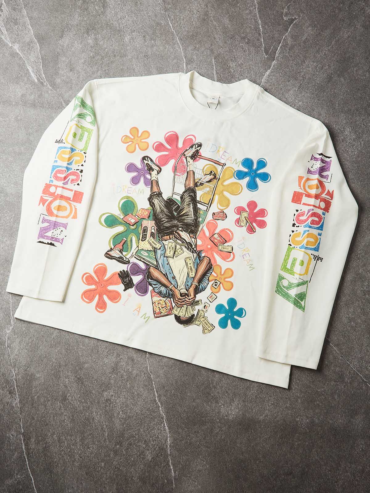 NOISSEY "Beware The Ides" Caesar Assassination Painting Hand Gesture Oversized Tee Two Colors - Image 11