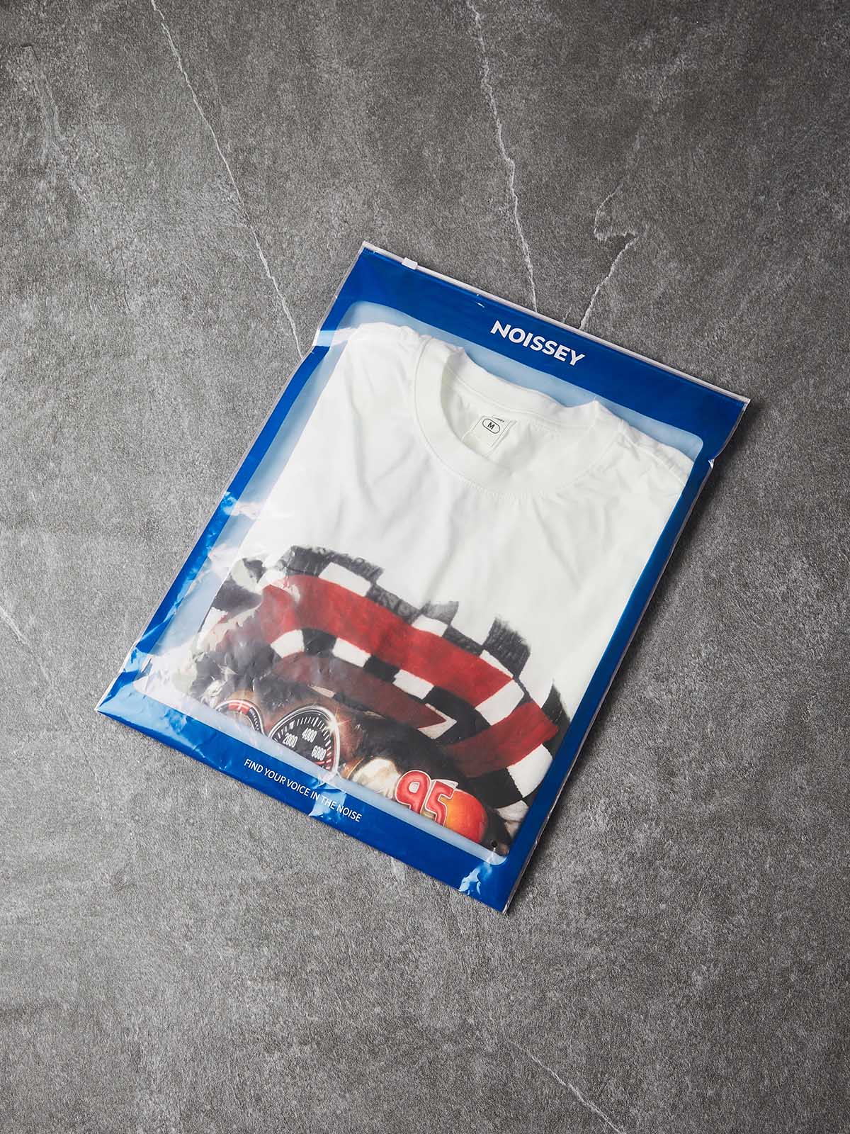 NOISSEY "Checkered Racing Lips" Heavyweight Tanktop - White Boxy Graphic Tank - Image 8