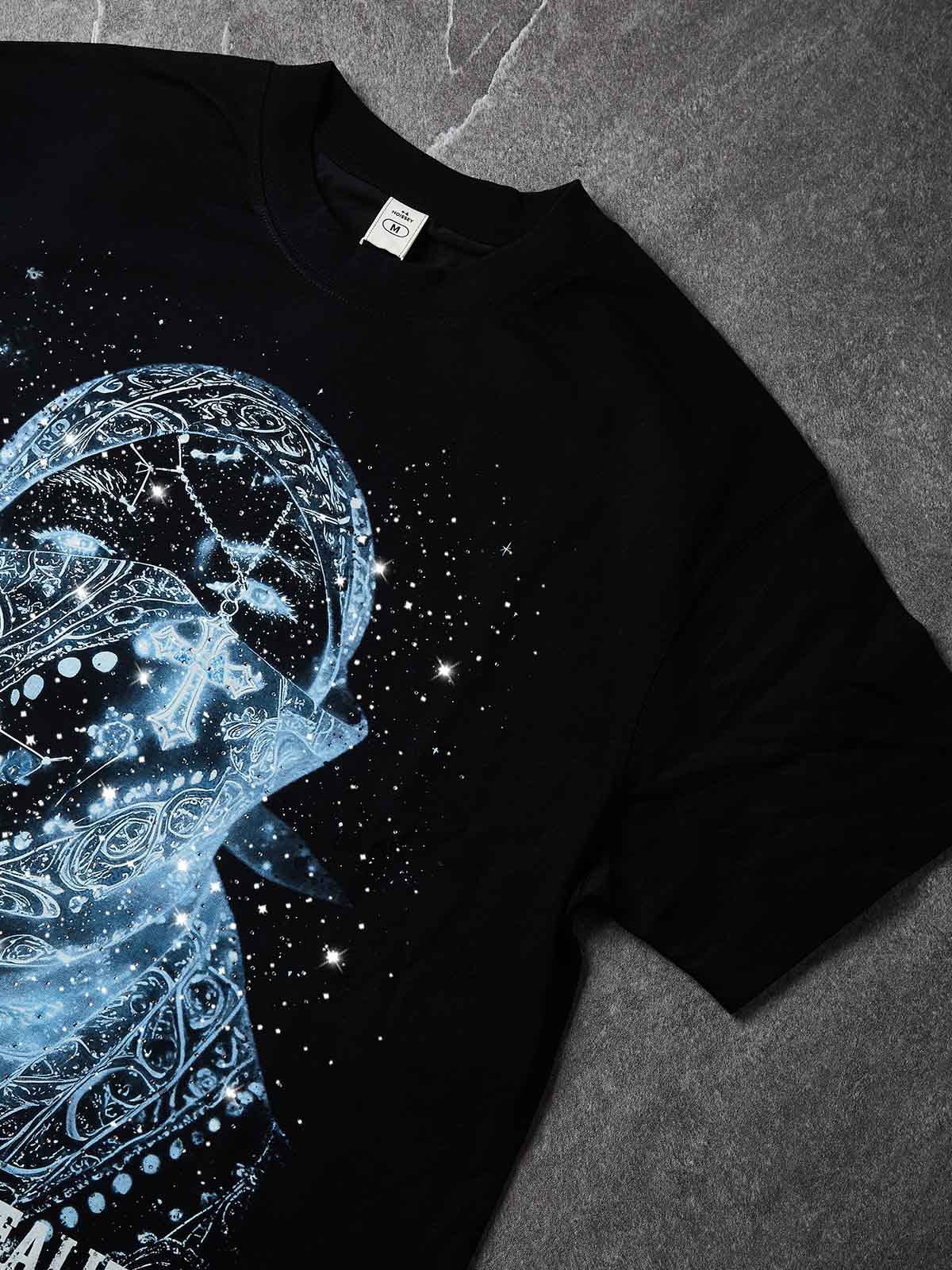 NOISSEY "Dreams are my Reality" Graphic Tee - Heavyweight Jet Black - Image 4