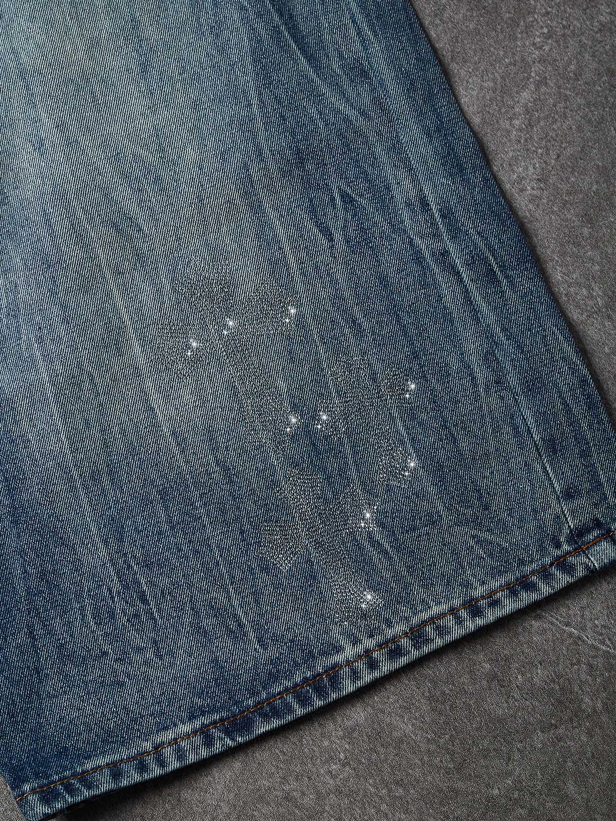 NOISSEY "Galactic Constellation" Asymmetric Gothic Cross Denim Jorts 2 Colors - Image 6