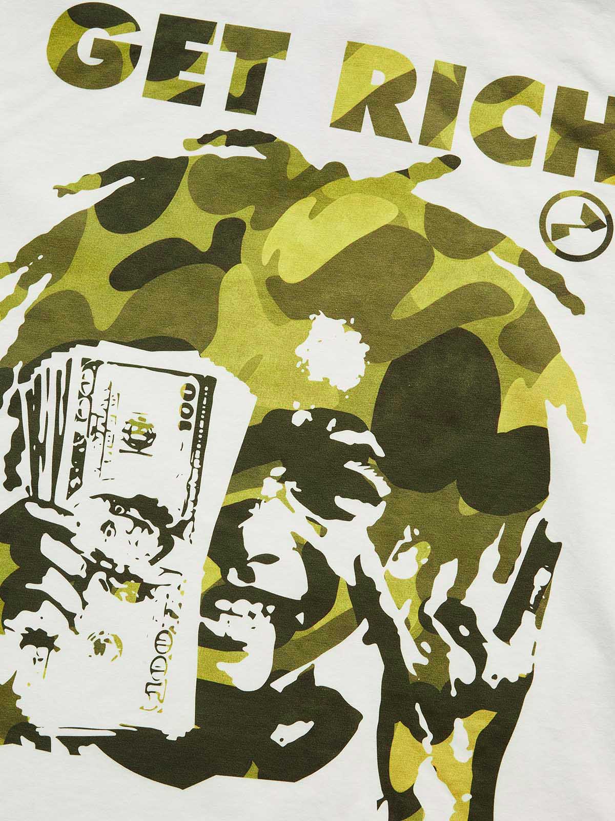 NOISSEY "Get Rich" Camo Silhouette Tee - Image 6
