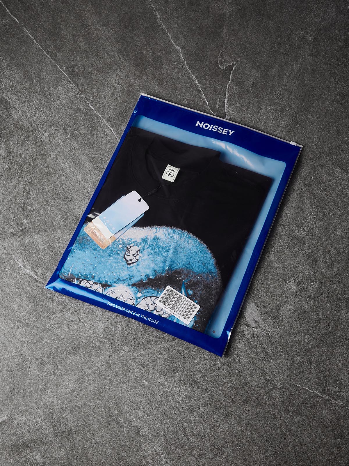 NOISSEY "GLACIER GRILLZ" ICE FLAME ARTWORK OVERSIZED TEE - Image 9