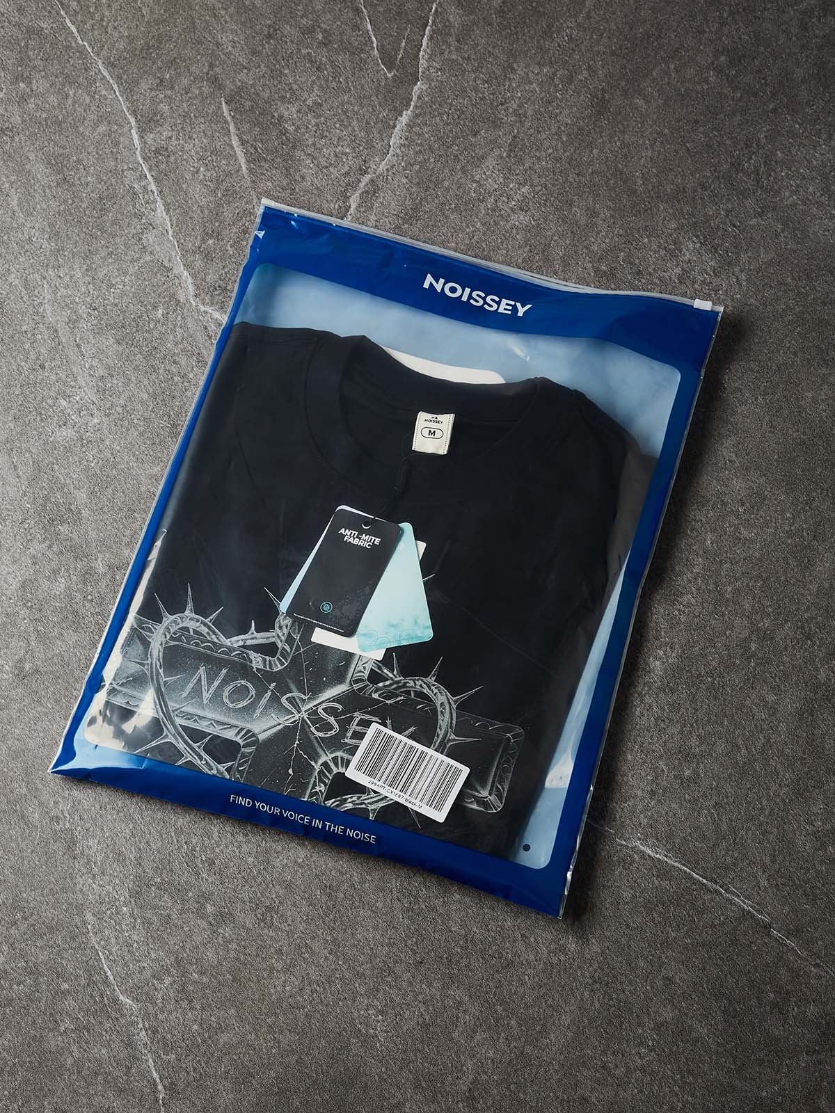 NOISSEY "Glass Cross" Heavyweight Long Sleeve - Cyber Gothic Black - Image 10