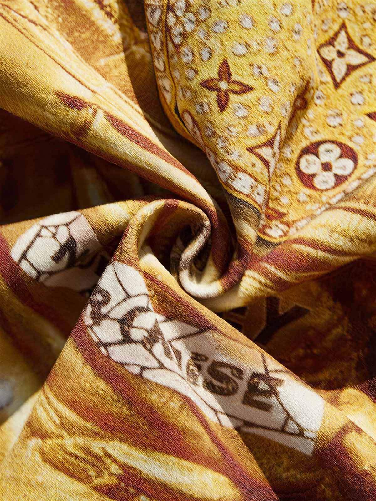 NOISSEY "Gold Standard" Avant-Garde Balaclava Streetwear Graphic T-Shirt - Image 5