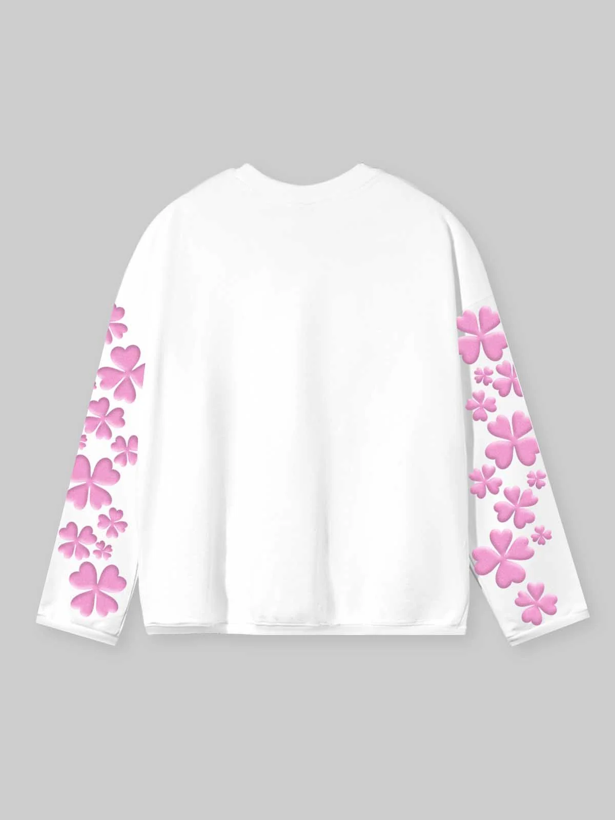 NOISSEY "Lucky Clover Kid" Graphic Long Sleeve - Heavyweight Studio White - Image 9