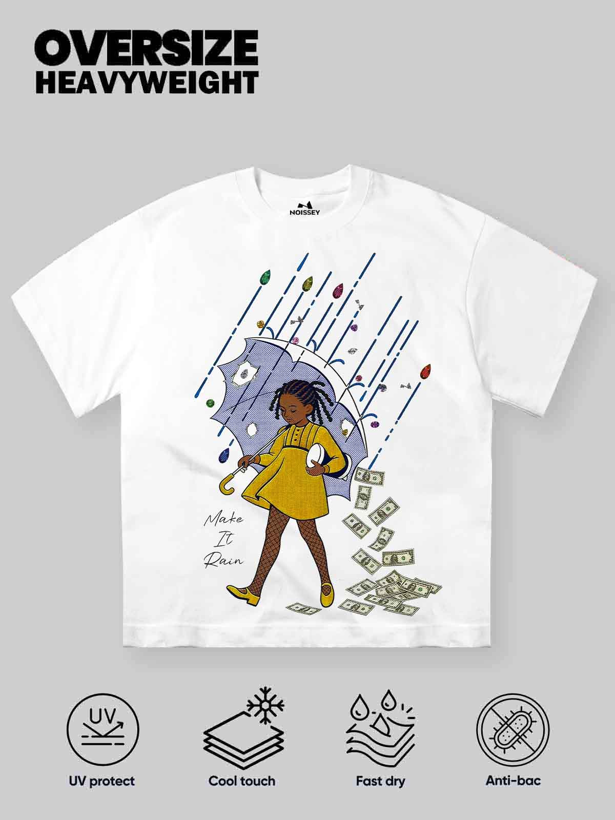 NOISSEY "Manifest Motion" Money Rain Graphic Tee - Image 2