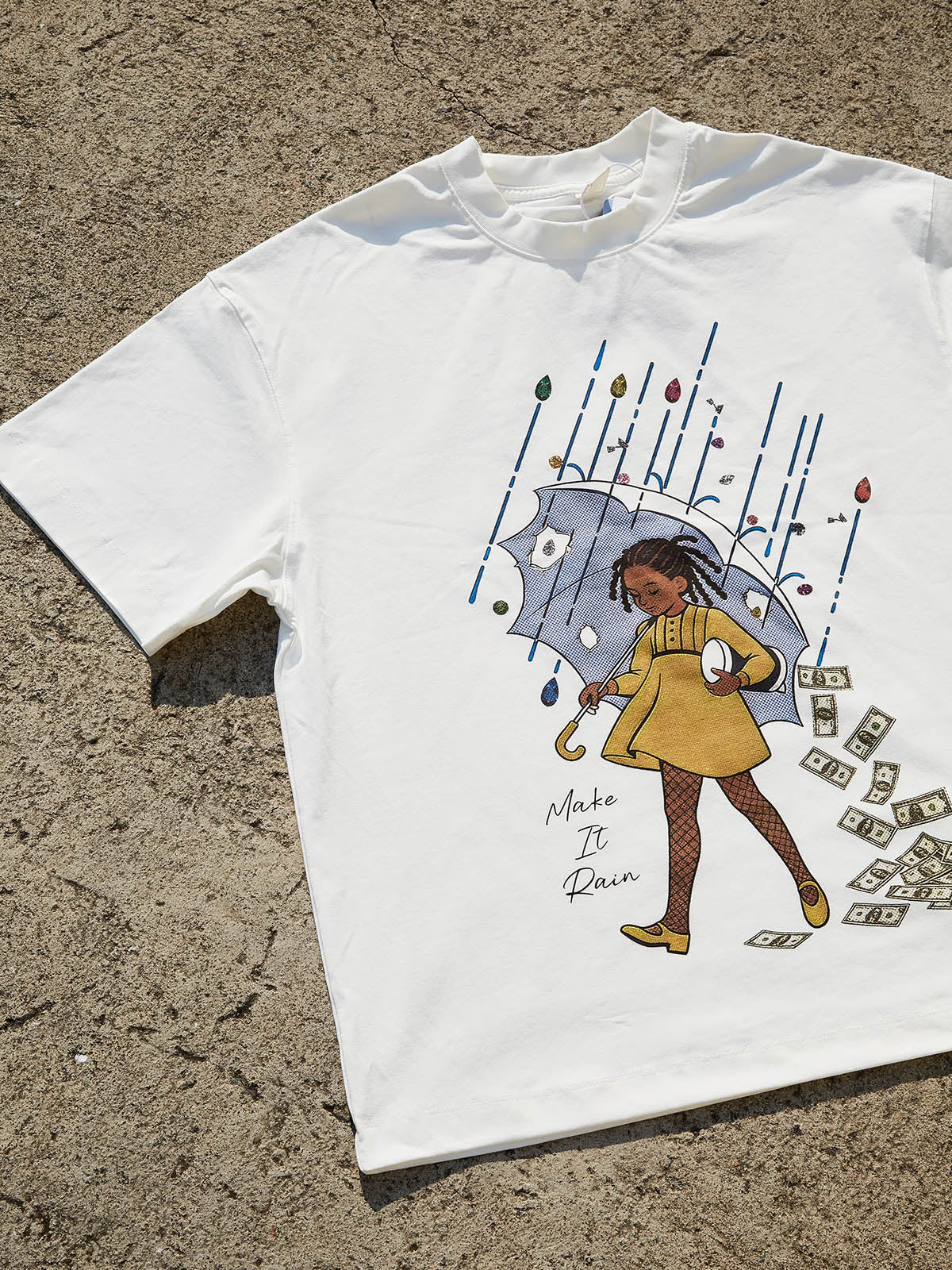 NOISSEY "Manifest Motion" Money Rain Graphic Tee - Image 6