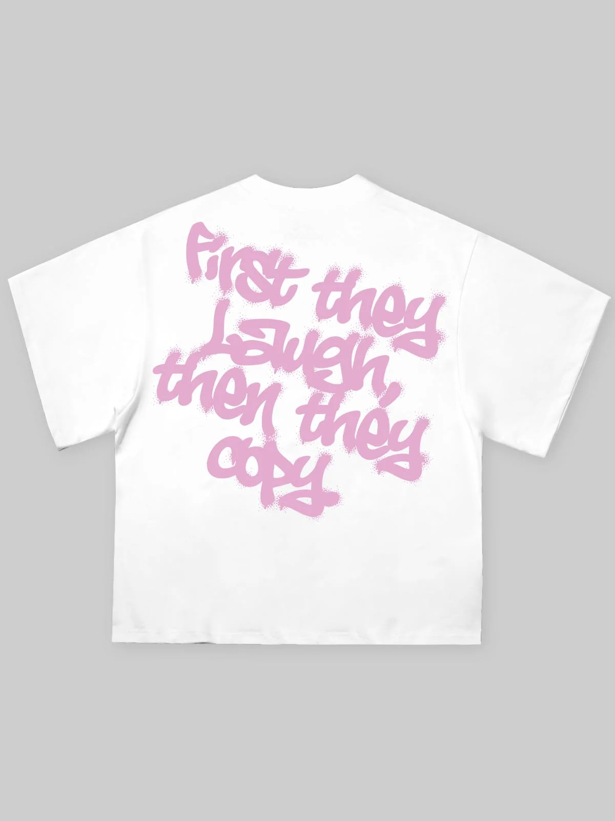NOISSEY "Metallic Spray" Chrome Fire Man Character Boxy Tee - White - Image 16