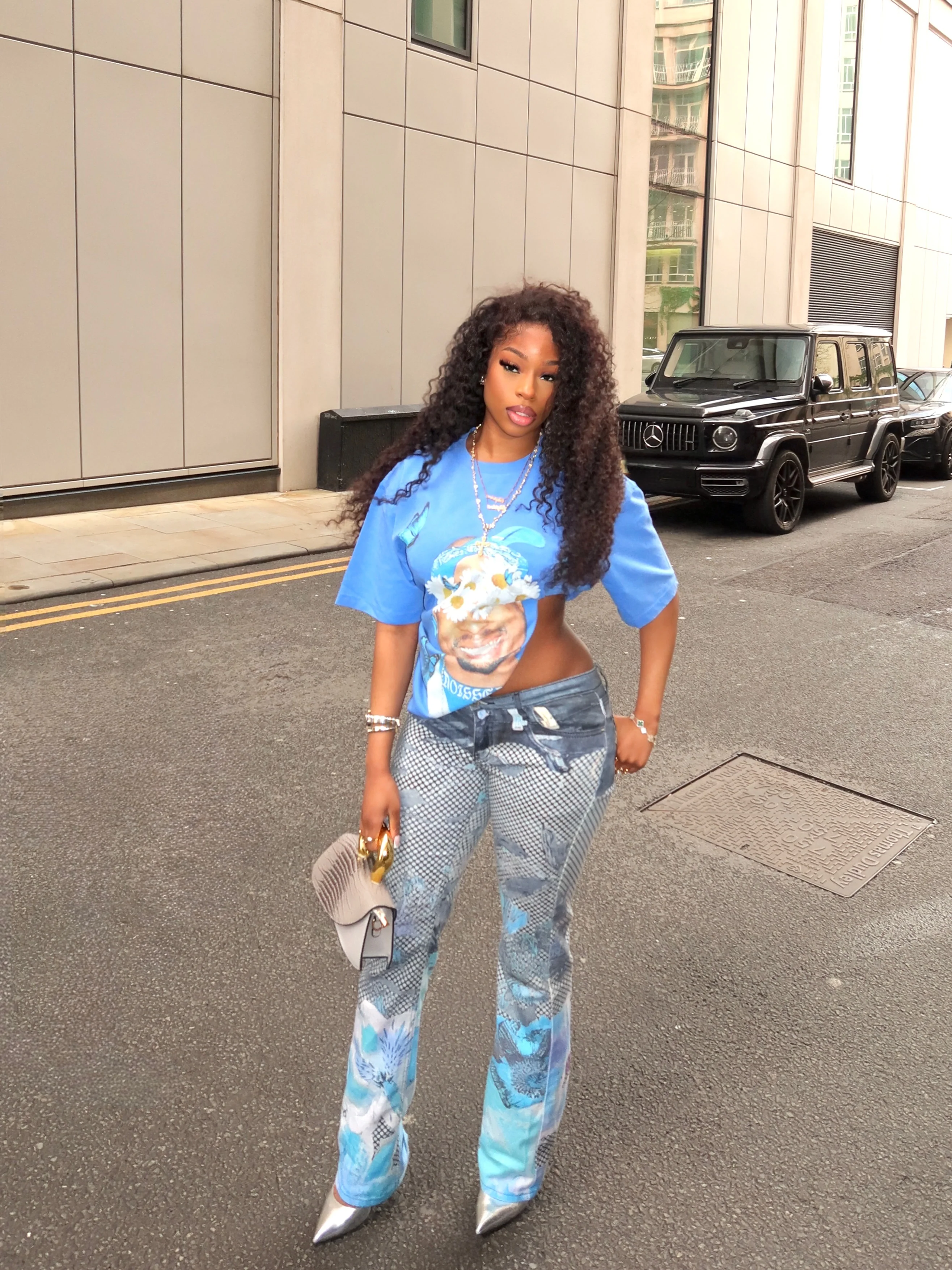 NOISSEY "Rap Star" Blue Tee - Vintage Graphic T-Shirt - Image 4