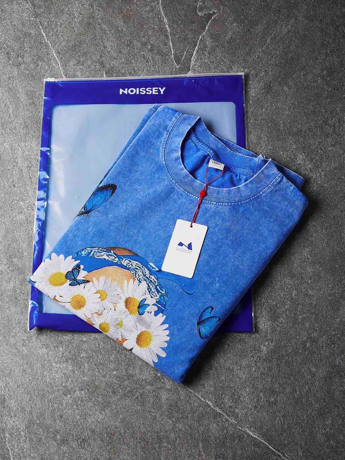 NOISSEY "Rap Star" Blue Tee - Vintage Graphic T-Shirt - Image 9