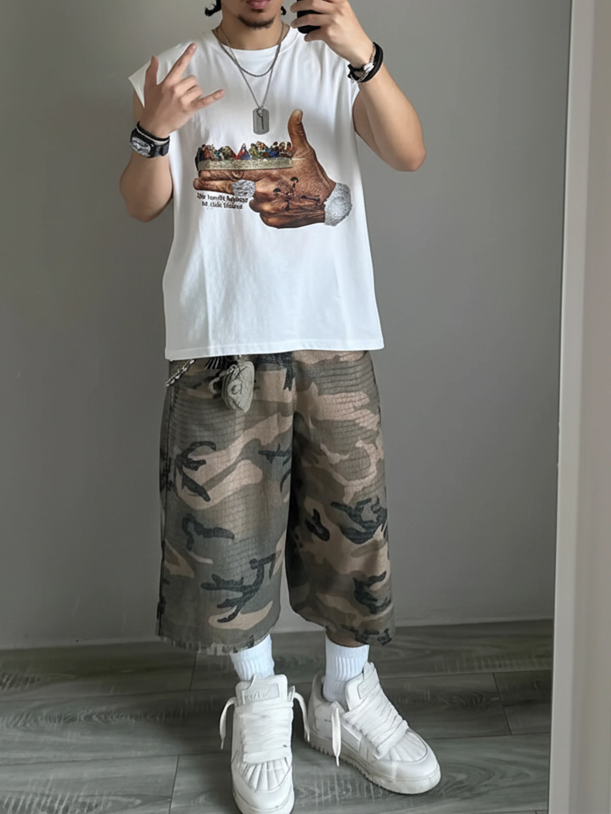 NOISSEY "Risk Takers" The Last Supper Graphic Art Tank - Off-White - Image 5