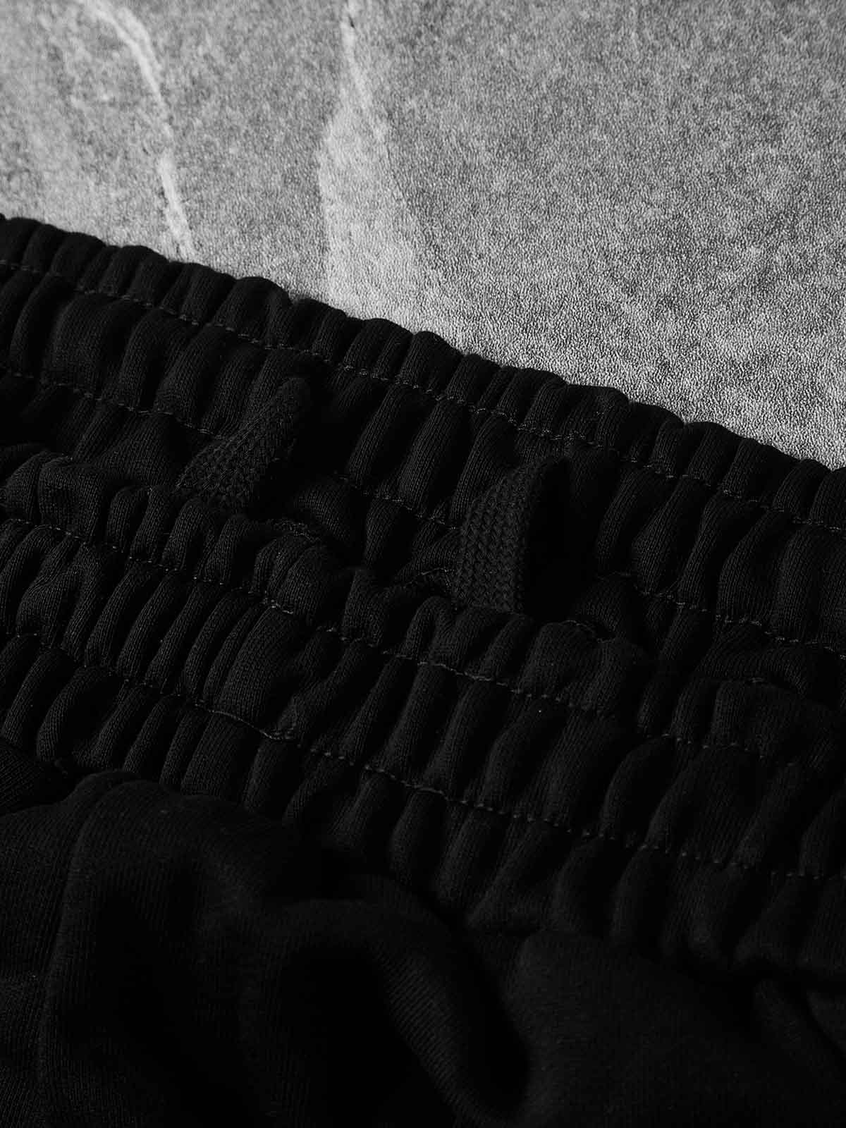 NOISSEY "SACRED RISK" RELIGIOUS GRAFFITI OVERSIZED SWEAT SHORTS - Image 3