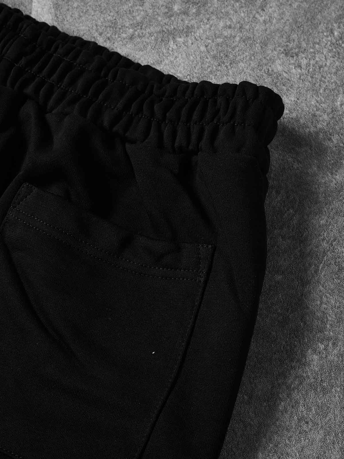 NOISSEY "SACRED RISK" RELIGIOUS GRAFFITI OVERSIZED SWEAT SHORTS - Image 4