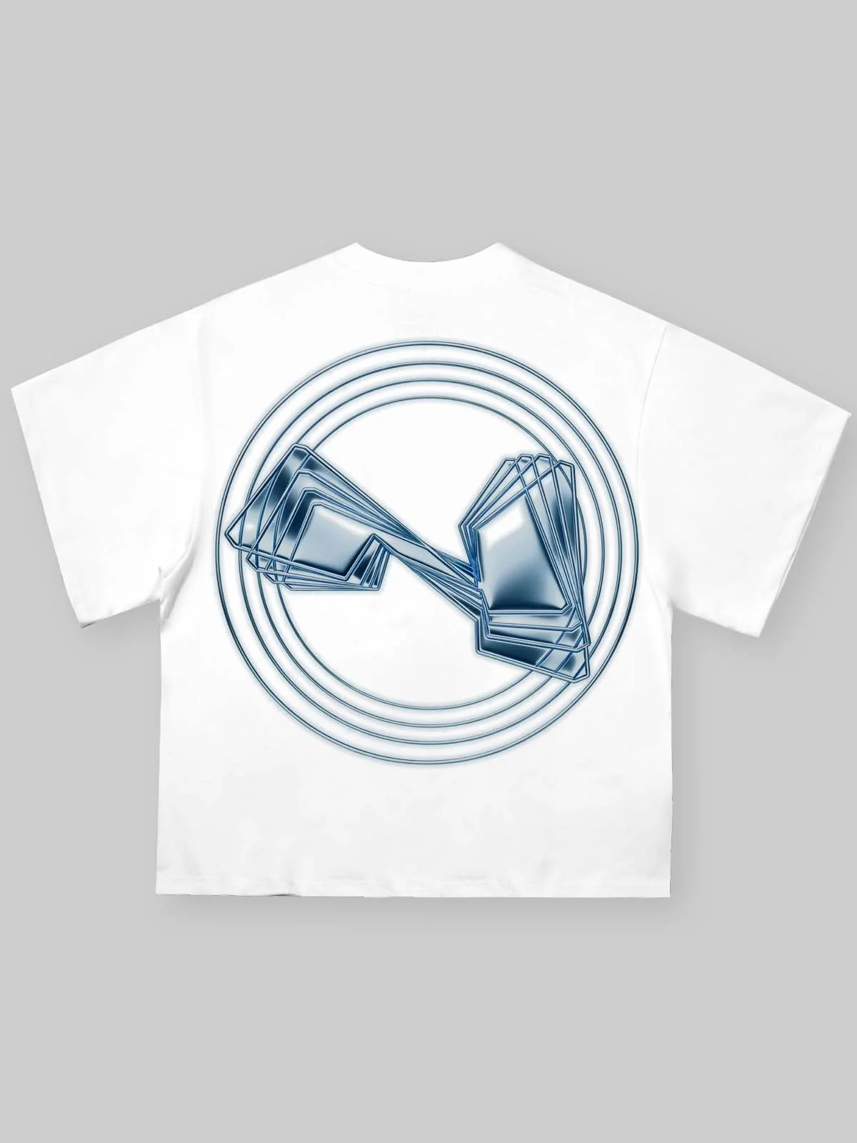 NOISSEY Skater Fire-Boy Graphic T-Shirt - Pure White - Image 12