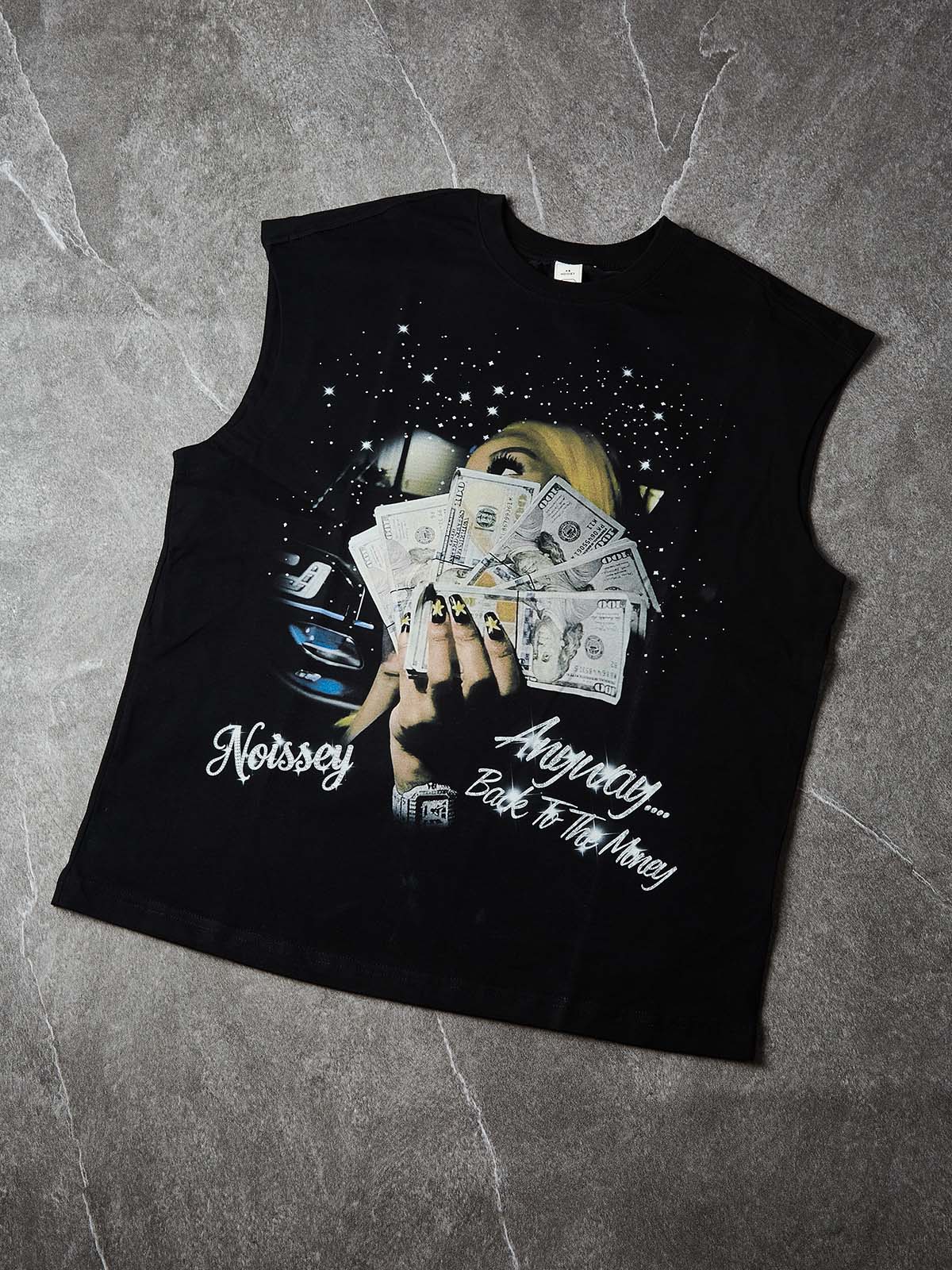 NOISSEY "STARLIGHT CRUISE" MIDNIGHT GLOW ART PRINT TANK TOP - Image 3