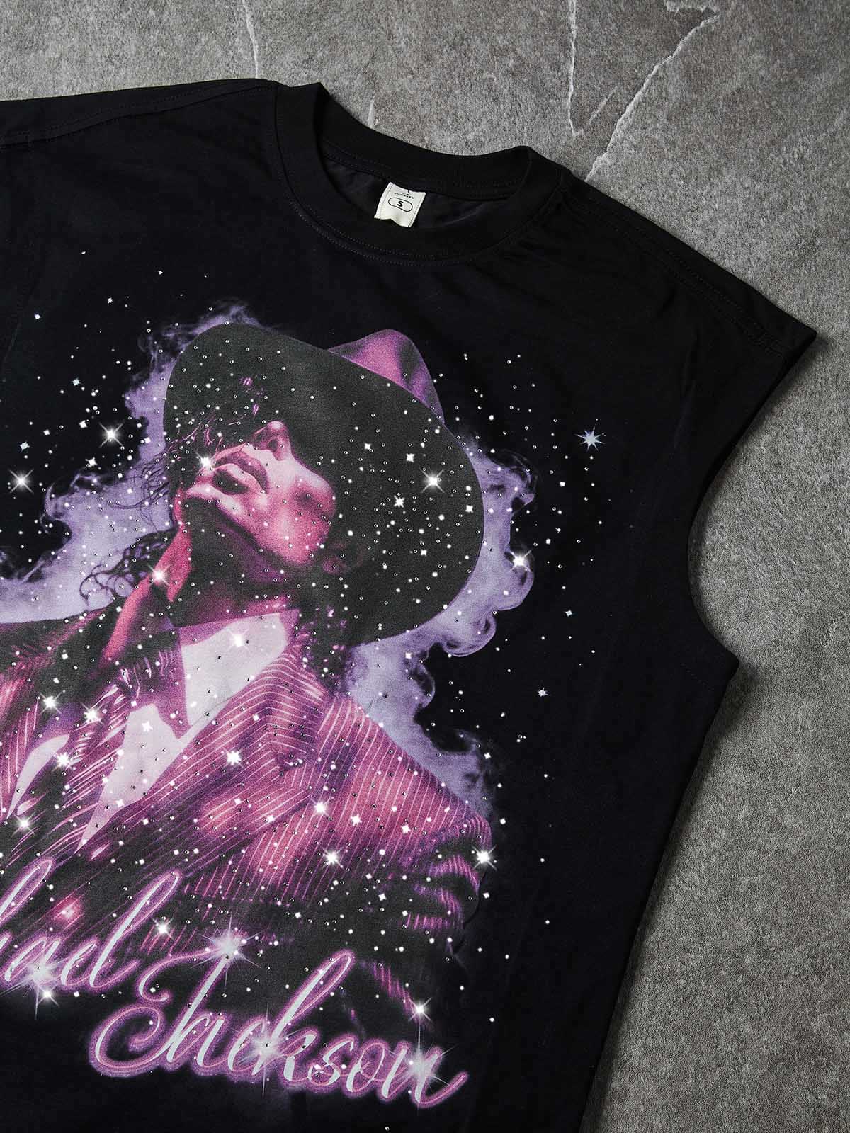 NOISSEY "STARLIGHT CRUISE" REAL-RHINESTONE GRAPHIC TANK TOP - Image 10