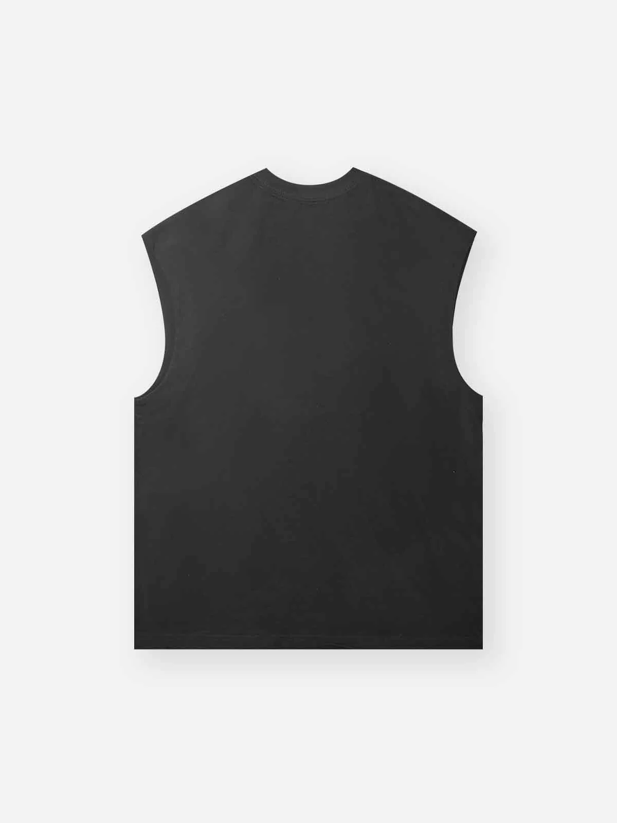 NOISSEY Street Twins Portrait Boxy Heavyweight Art Tank Top - Onyx Black - Image 7