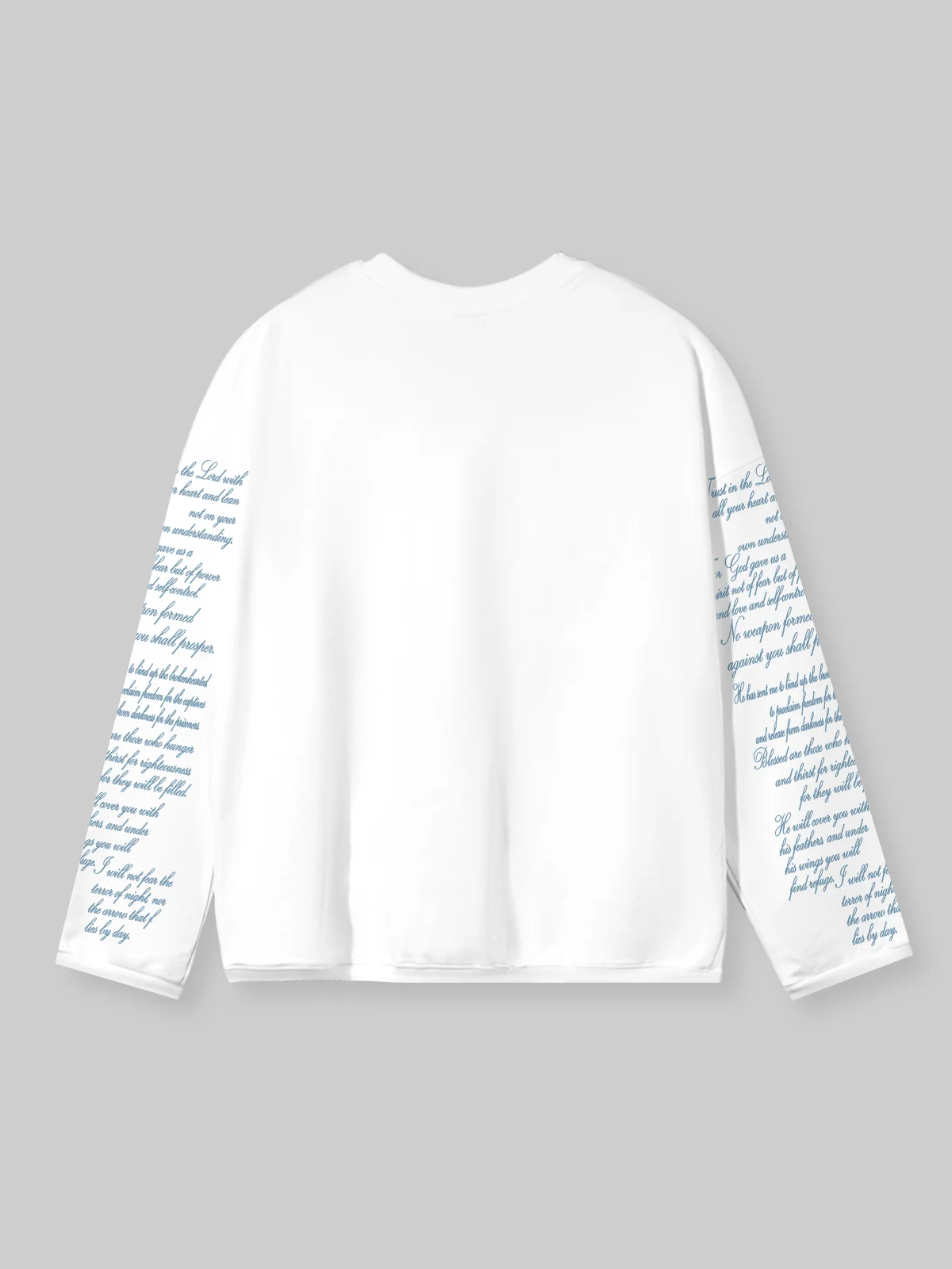 NOISSEY "THORNY COVENANT" BIBLICAL SCRIPTURE LONG-SLEEVE SWEATSHIRT - Image 10