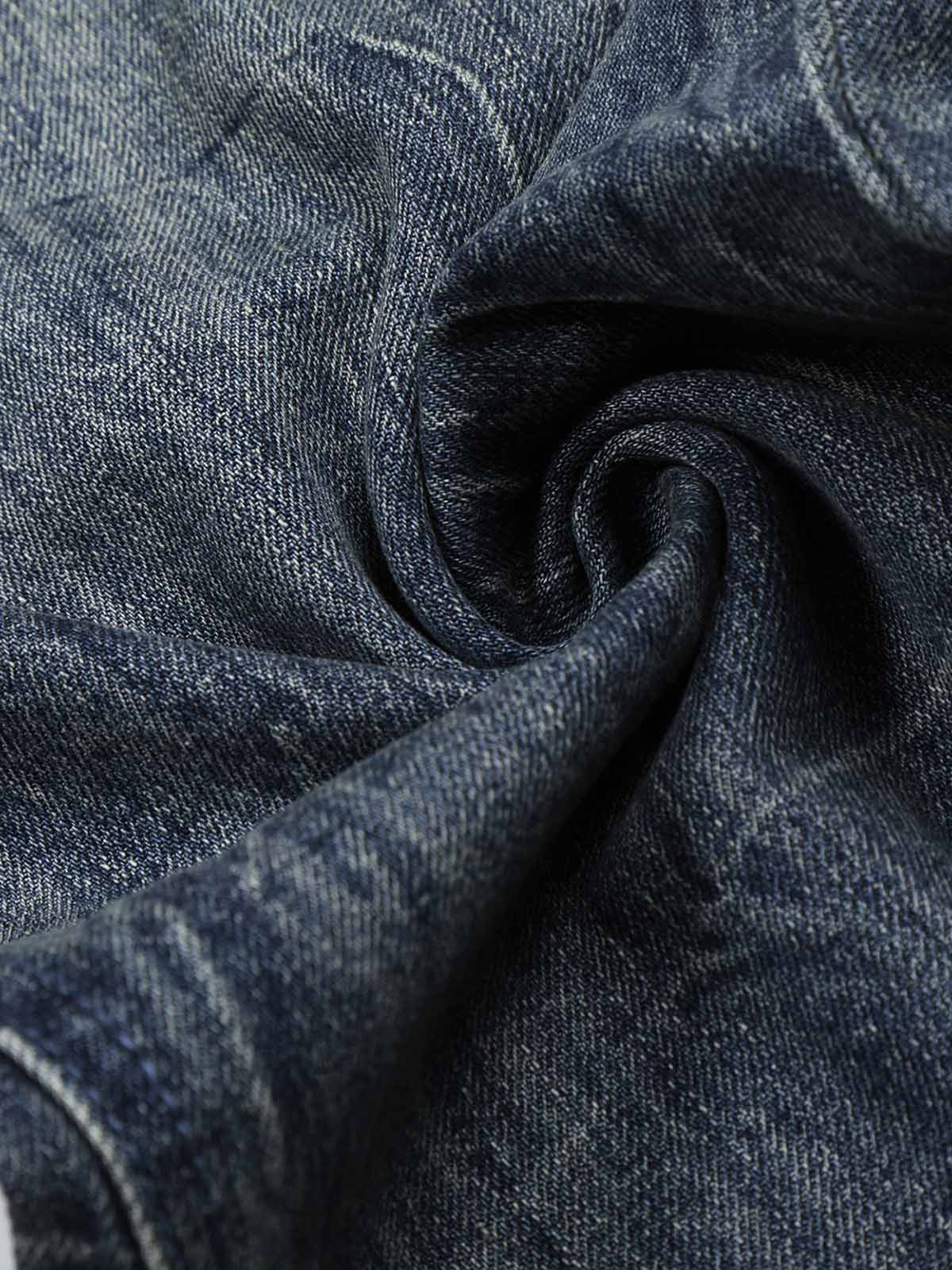 NOISSEY VINTAGE WASHED RELAXED FIT WIDE-LEG BAGGY JEANS - Image 6