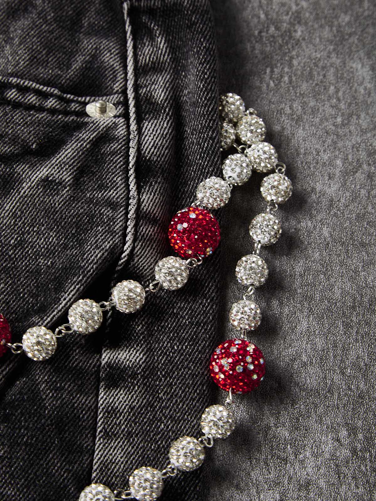 NOISSEY Wash Black Denim Shorts - DIY Chain Combo - Image 16