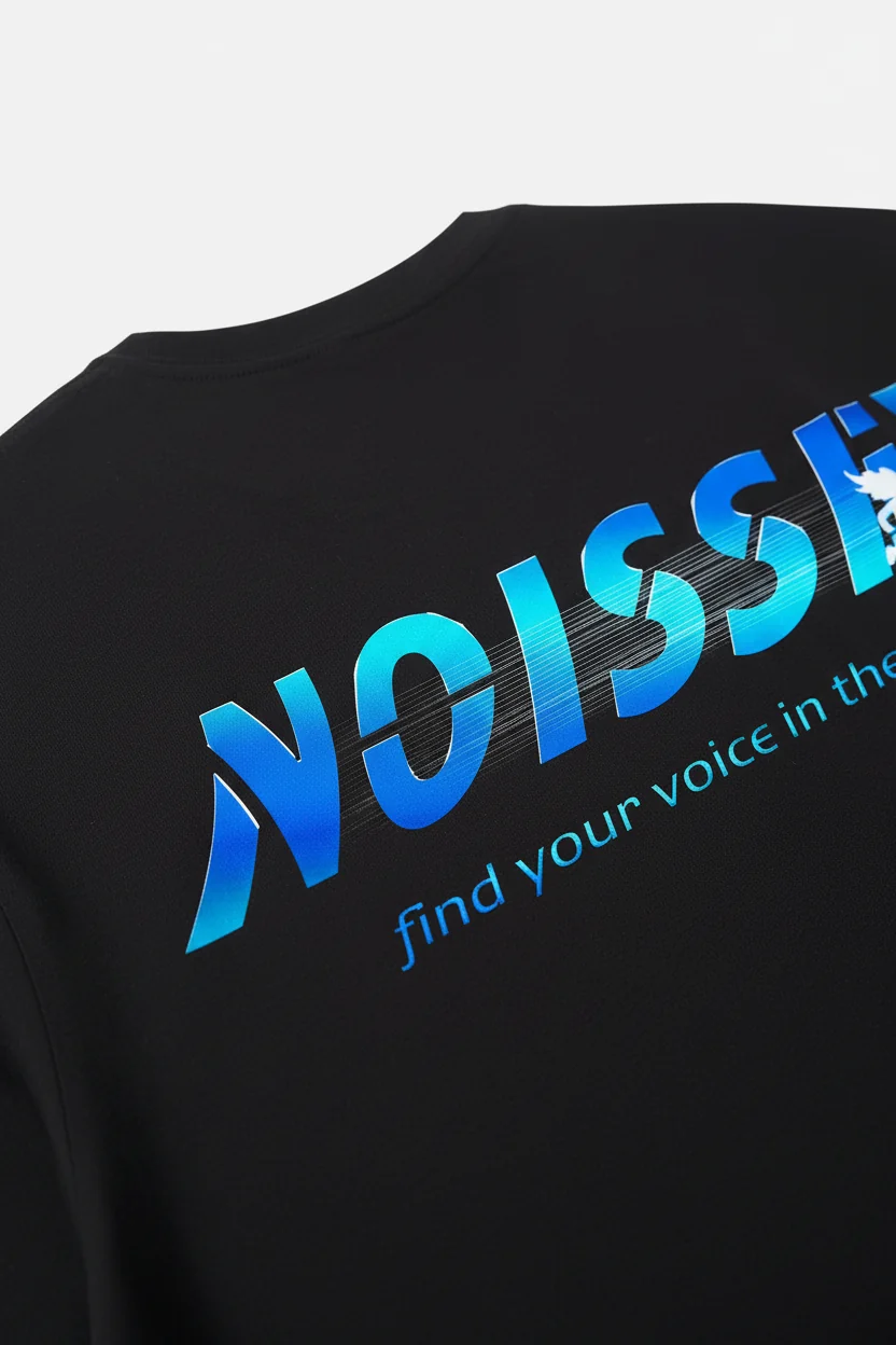 Noissy Voice in the Noise Black T-shirt - Image 7