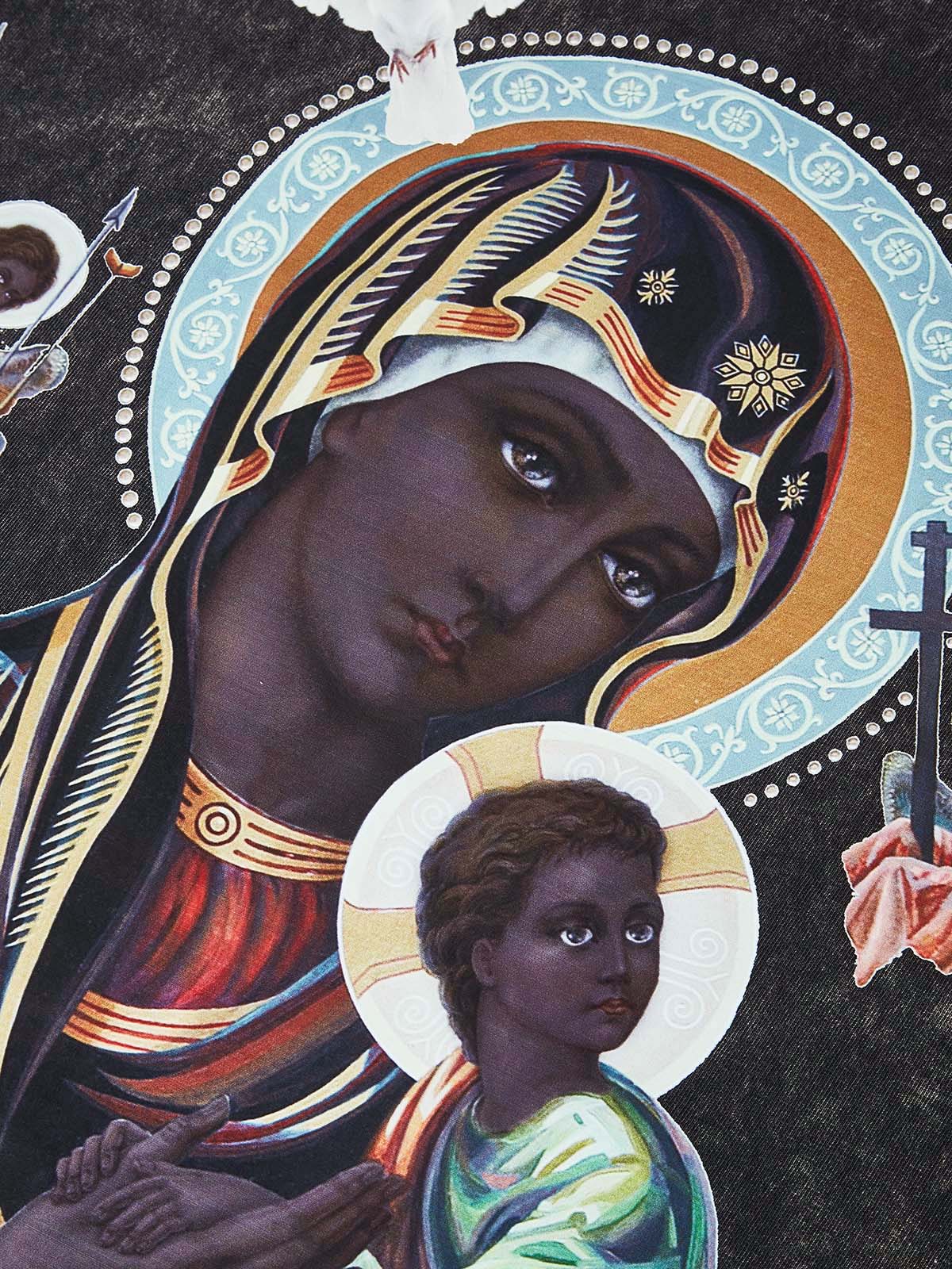 OBSTACLES & DANGERS© Black Madonna and Child Color Four-color T-shirt - Image 14