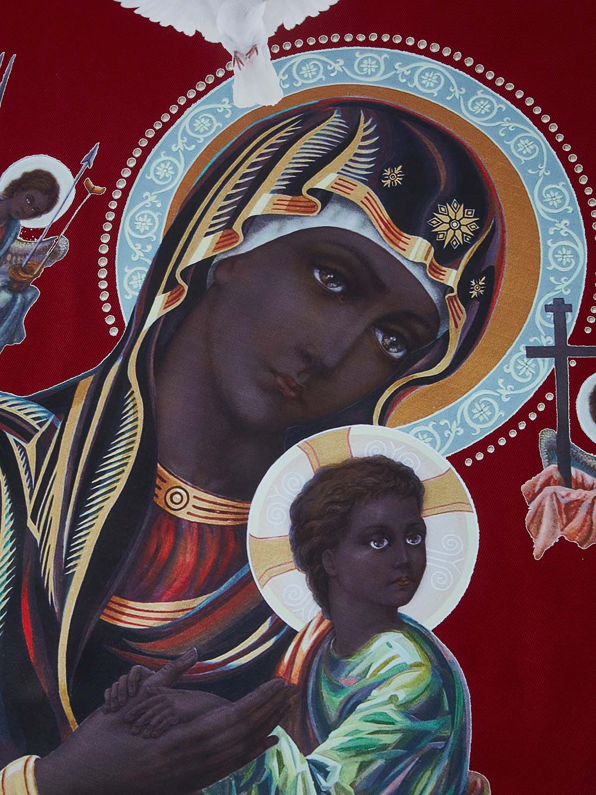 OBSTACLES & DANGERS© Black Madonna and Child T-shirt - Image 5
